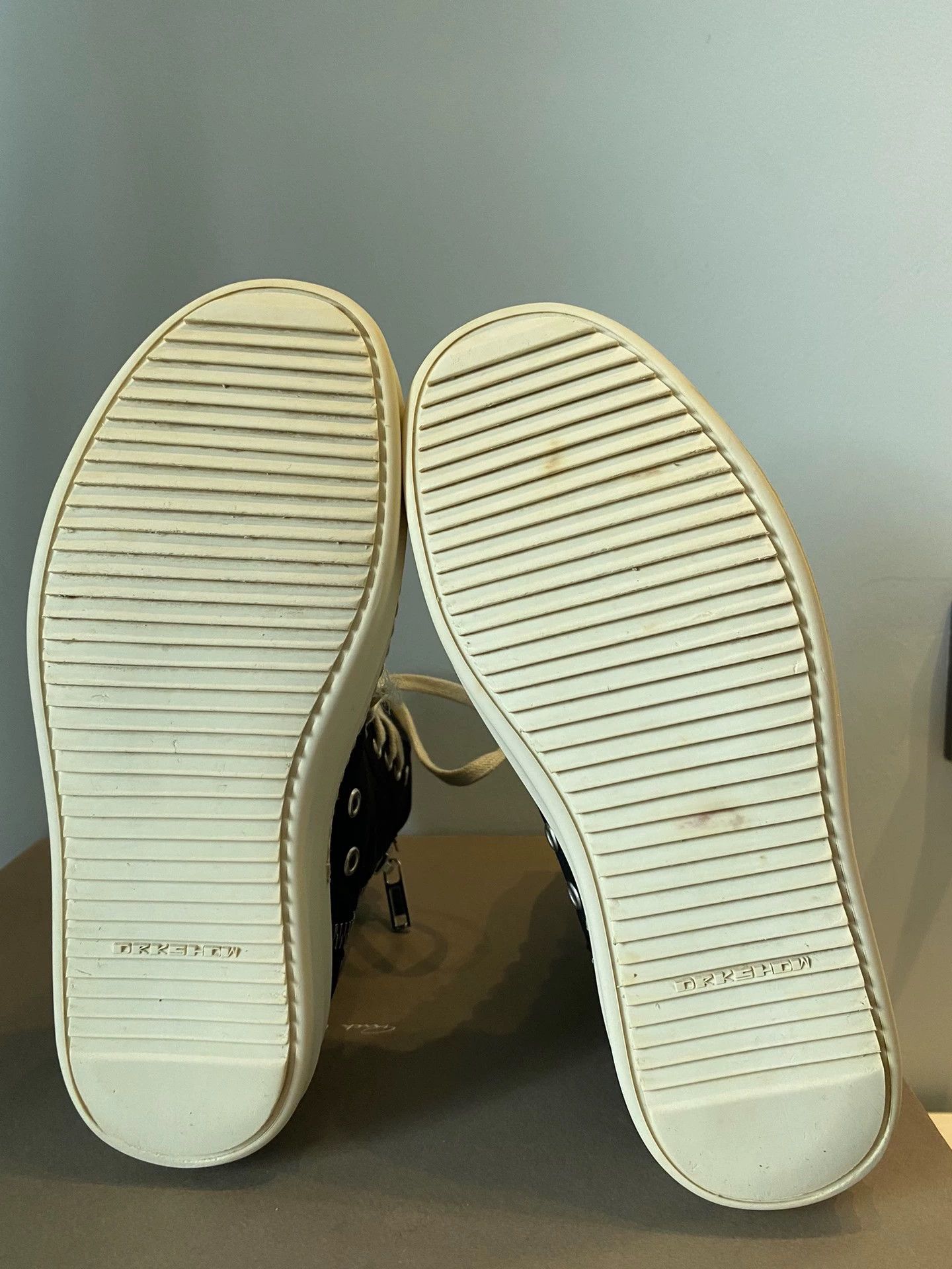 Rick Owens Rick Owens white silk Converse sneakers with front laces Size US 6.5 / IT 36.5 - 5 Thumbnail
