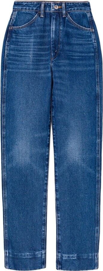 RE/DONE o1mle0524 Cigarette Jeans in Blue Size 29" - 1 Thumbnail