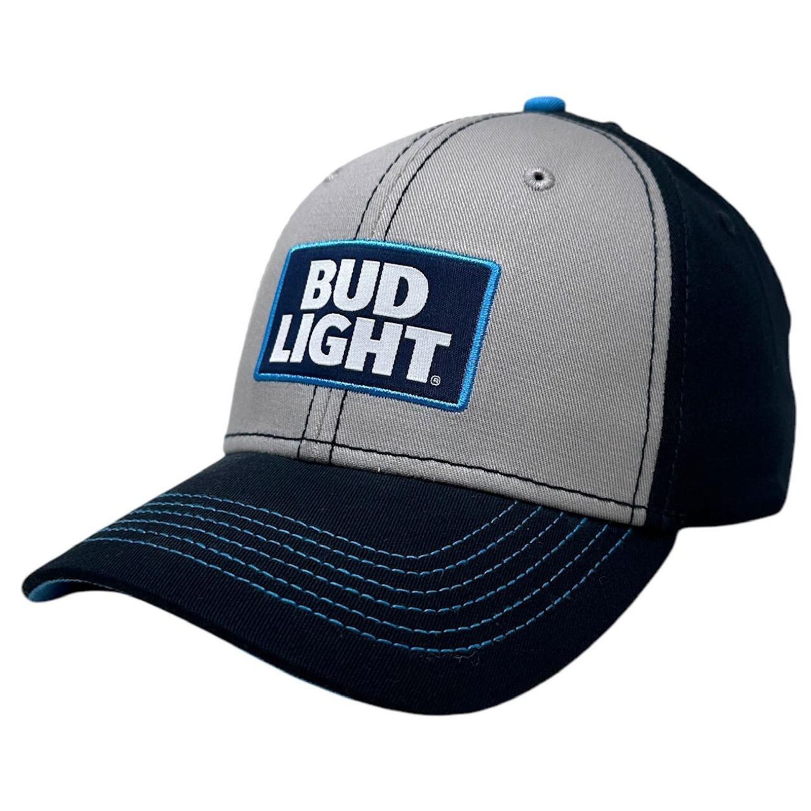 Budweiser Budweiser Bud Light Beer Men's Snapback Hat Size ONE SIZE - 1 Thumbnail