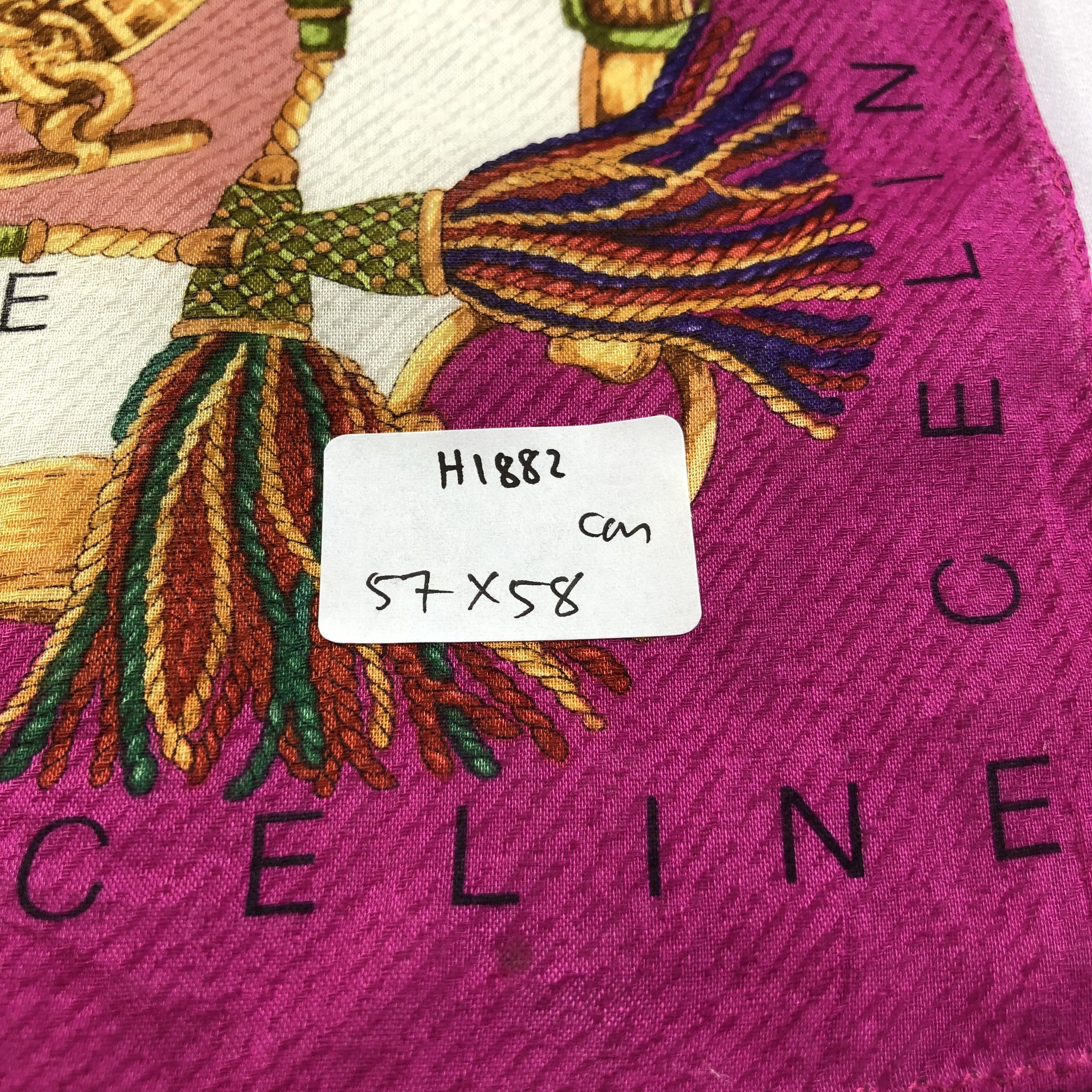 Celine Celine Handkerchief Neckerchief Bandana H1882 Size ONE SIZE - 11 Thumbnail