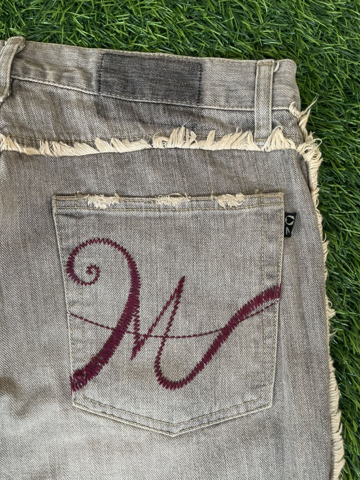 Morgan Homme Vintage’90s🔥MORGAN HOMME🔥Distressed Flared Denim Washed Size US 33 - 18 Thumbnail