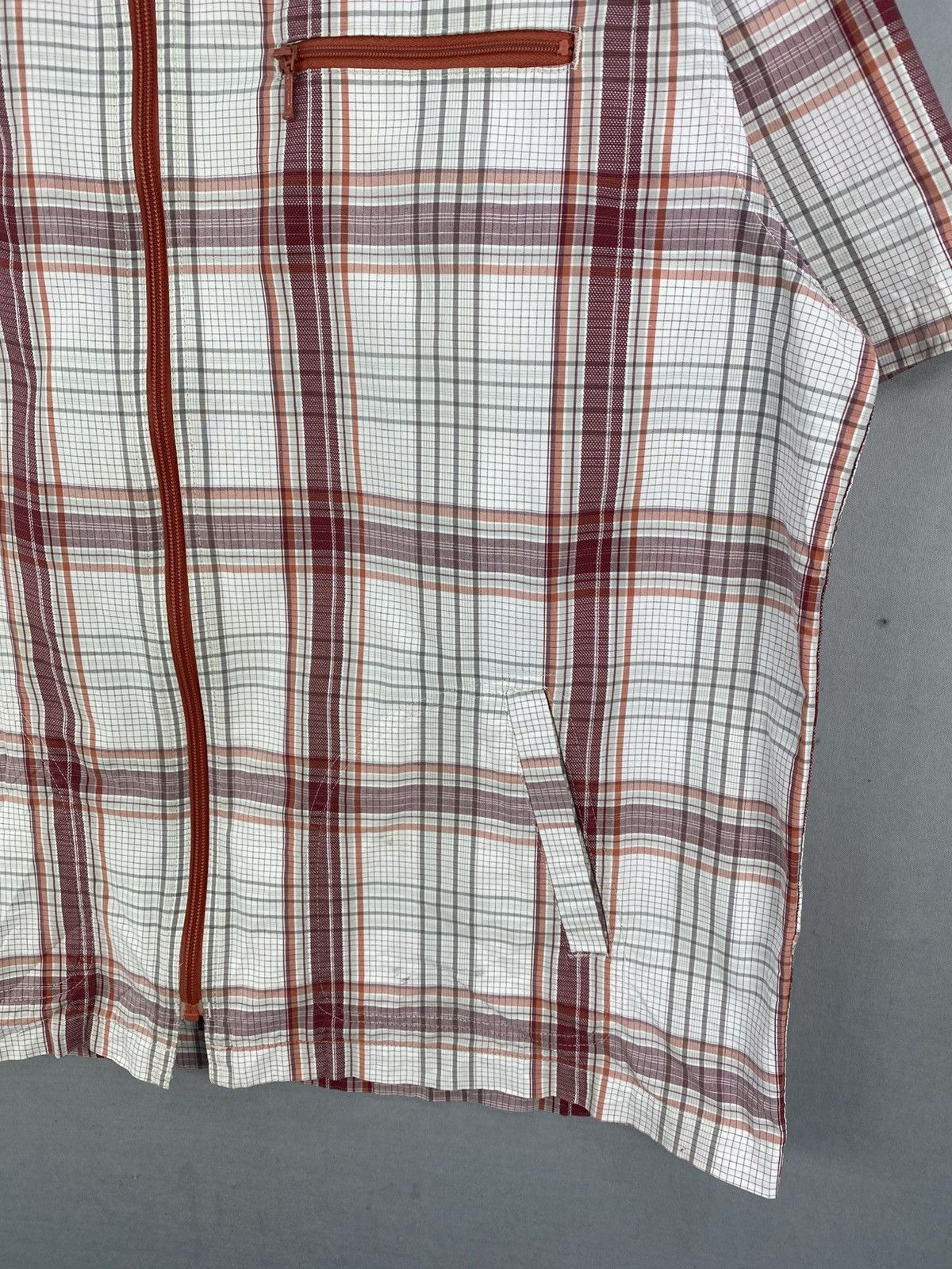 Eddie Bauer Eddie Bauer Plaid Check Zipper Jacket Short Sleeve Size US L / EU 52-54 / 3 - 3 Thumbnail