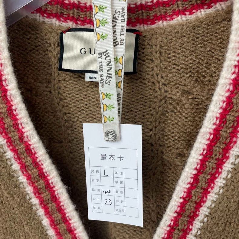 Gucci Gucci Coarse woven wool cardigan coat 2501-Nextarrow Size US L / EU 52-54 / 3 - 6 Thumbnail