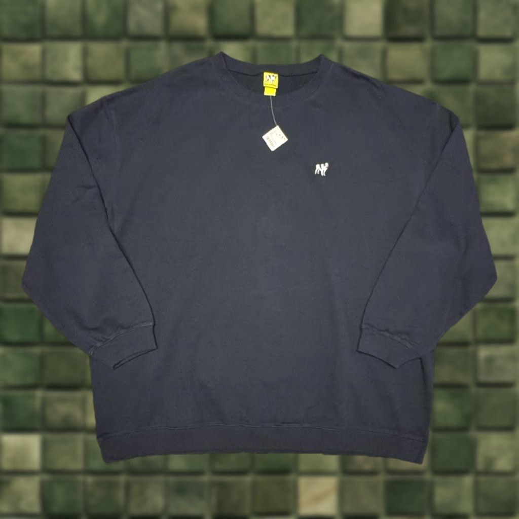 Big Dogs VINTAGE Big Dogs Sweatshirt Navy Blue 5XL Crewneck Pullover Embroidered Dog Mens Big & Tall Power 90s Size US XXL / EU 58 / 5 - 1 Thumbnail