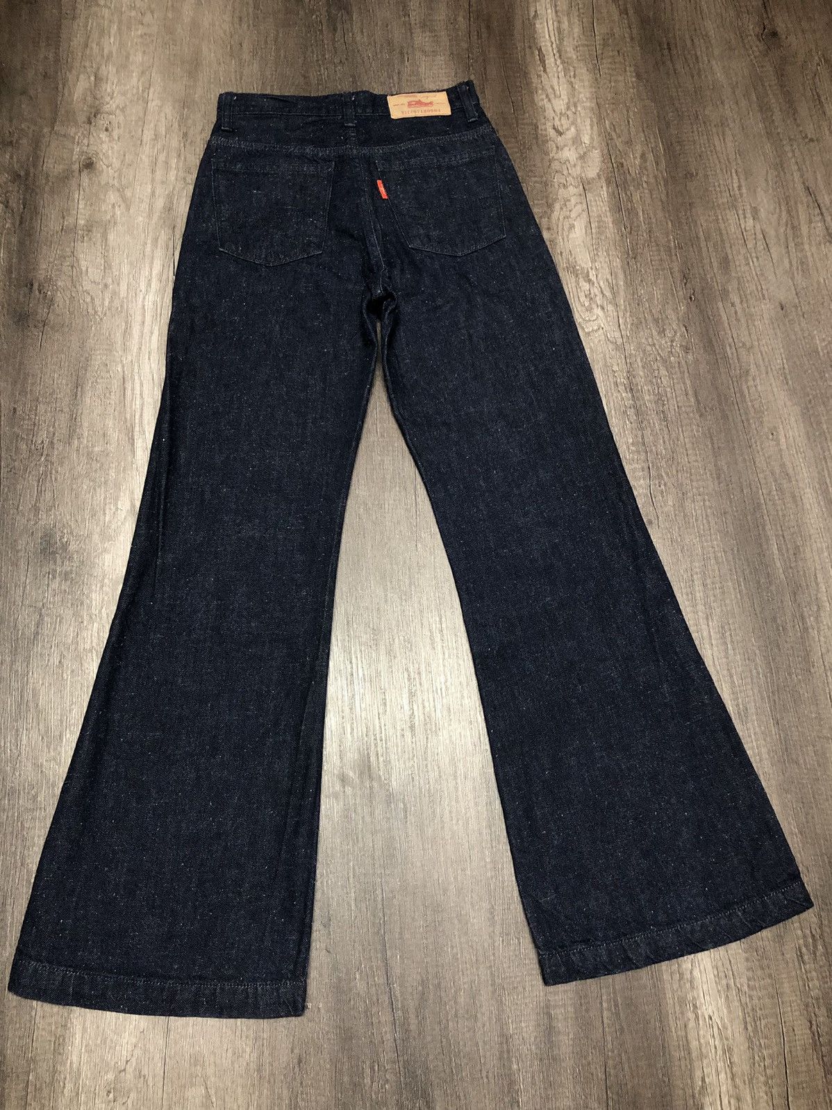 Designer × Japanese Brand × Vintage Vintage Denim Ungrid Flared Boot Cut Leg Jeans Size 27" / US 4 / IT 40 - 4 Thumbnail