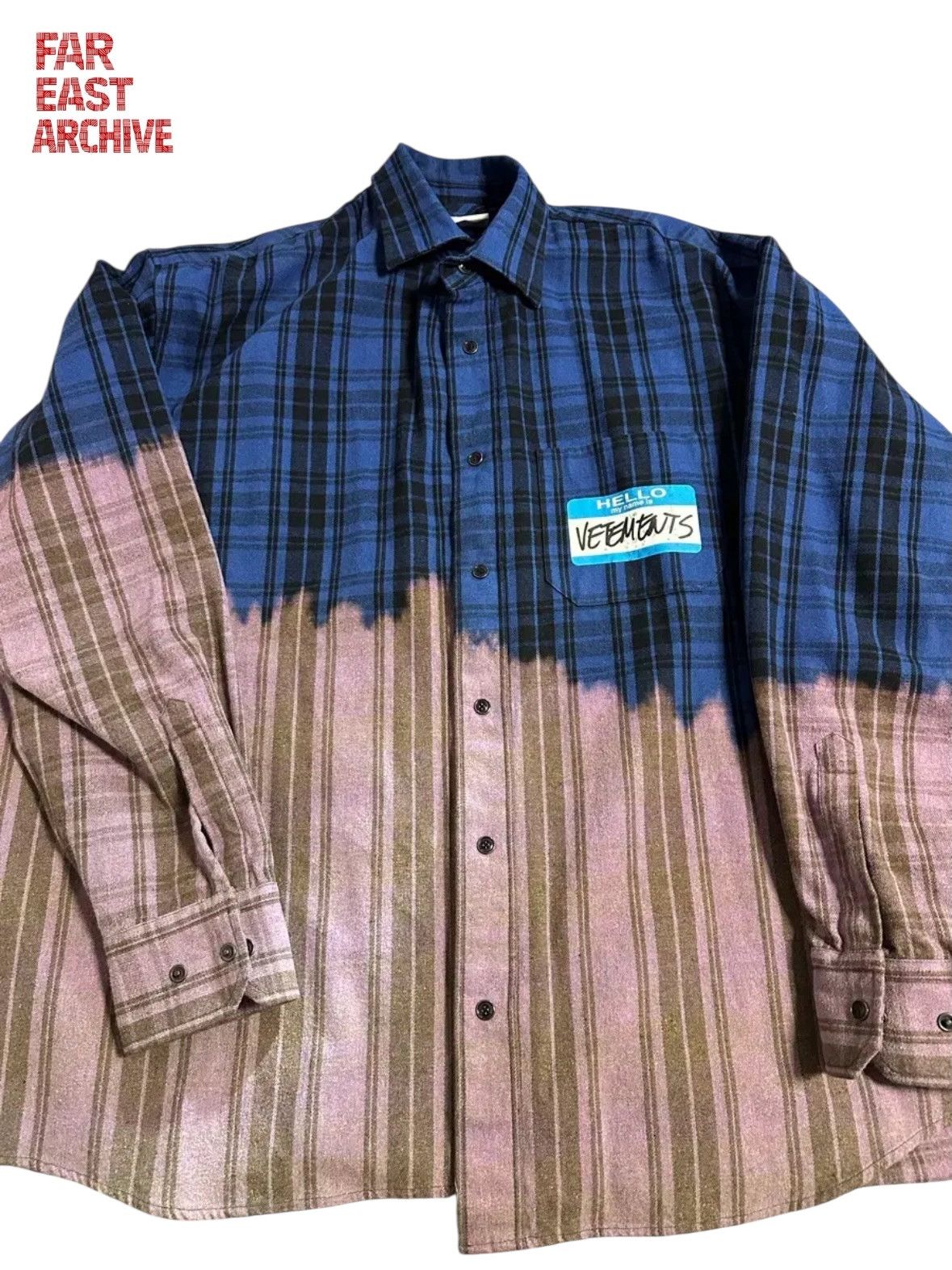 Vetements Vetements Bleached Shirt Size US XS / EU 42 / 0 - 1 Thumbnail