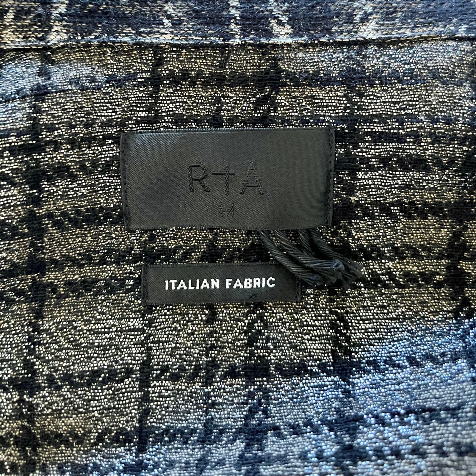 Rta NWT RtA Barry Shirt Jacket Shacket in Metallic Army Plaid Size M / US 6-8 / IT 42-44 - 4 Thumbnail