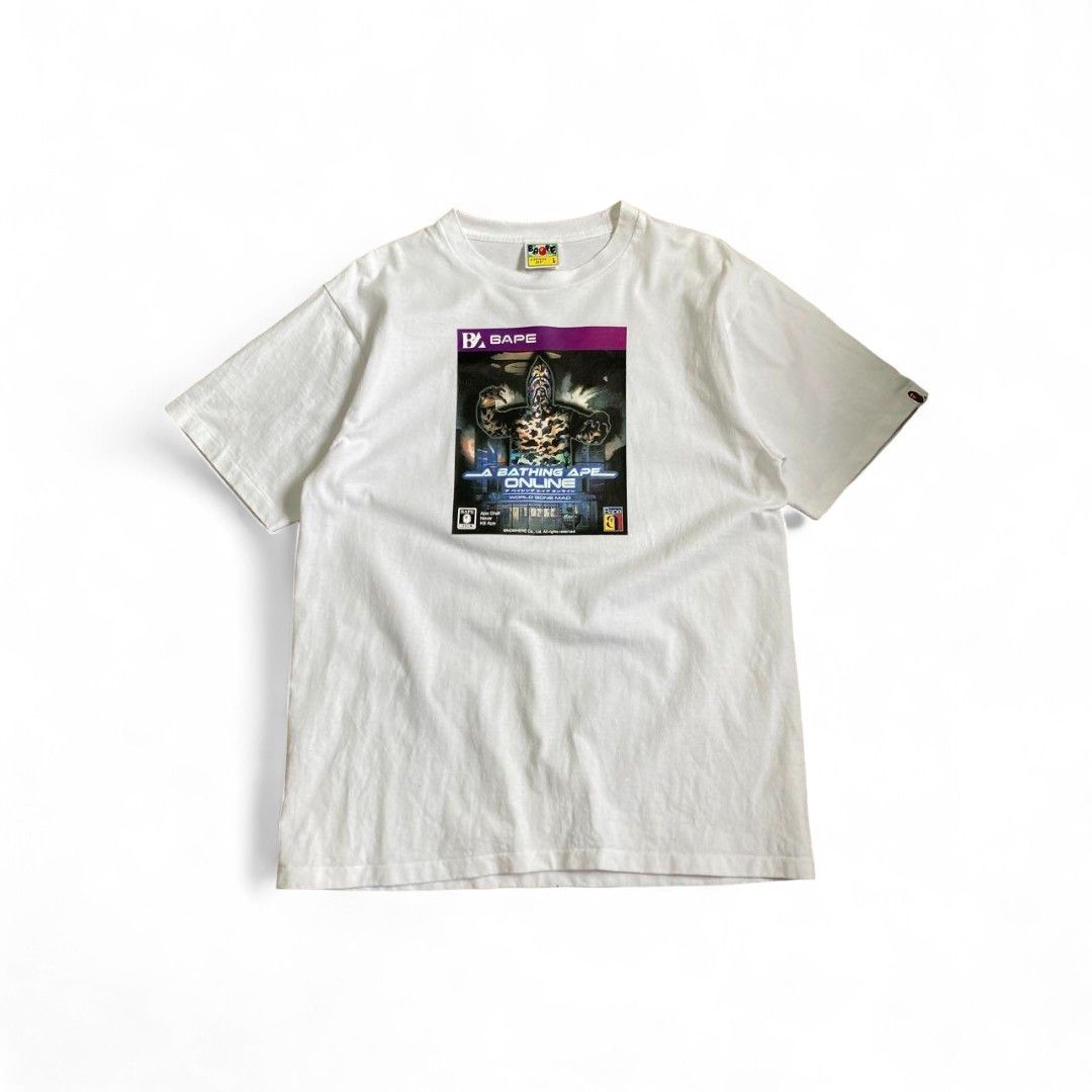 Bape A Bathing Ape Online Tee Size US L / EU 52-54 / 3 - 1 Thumbnail