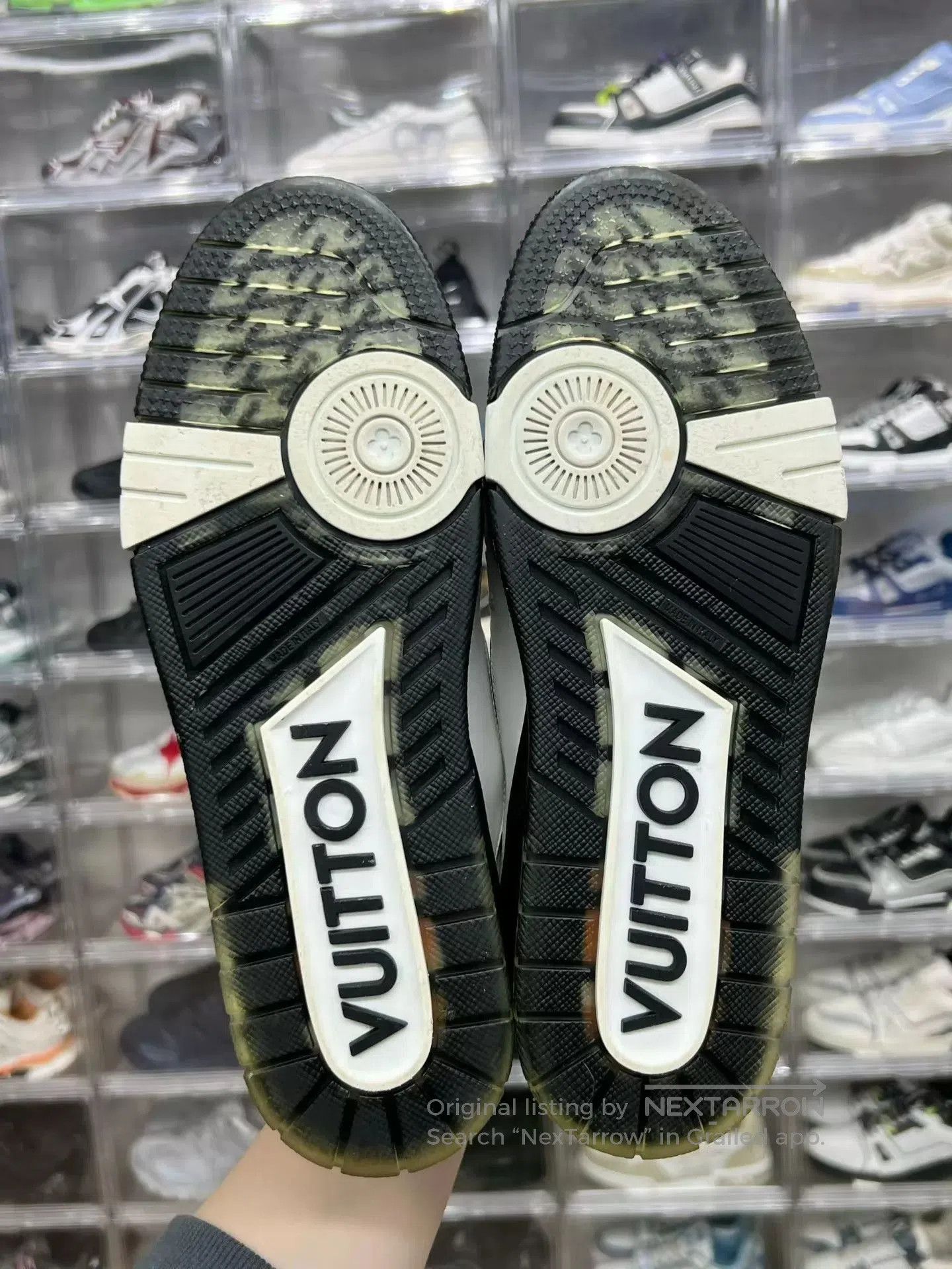 Louis Vuitton White Low-Top Sneakers with Colorful Laces Size 10. Size US 9 / EU 42 - 8 Thumbnail