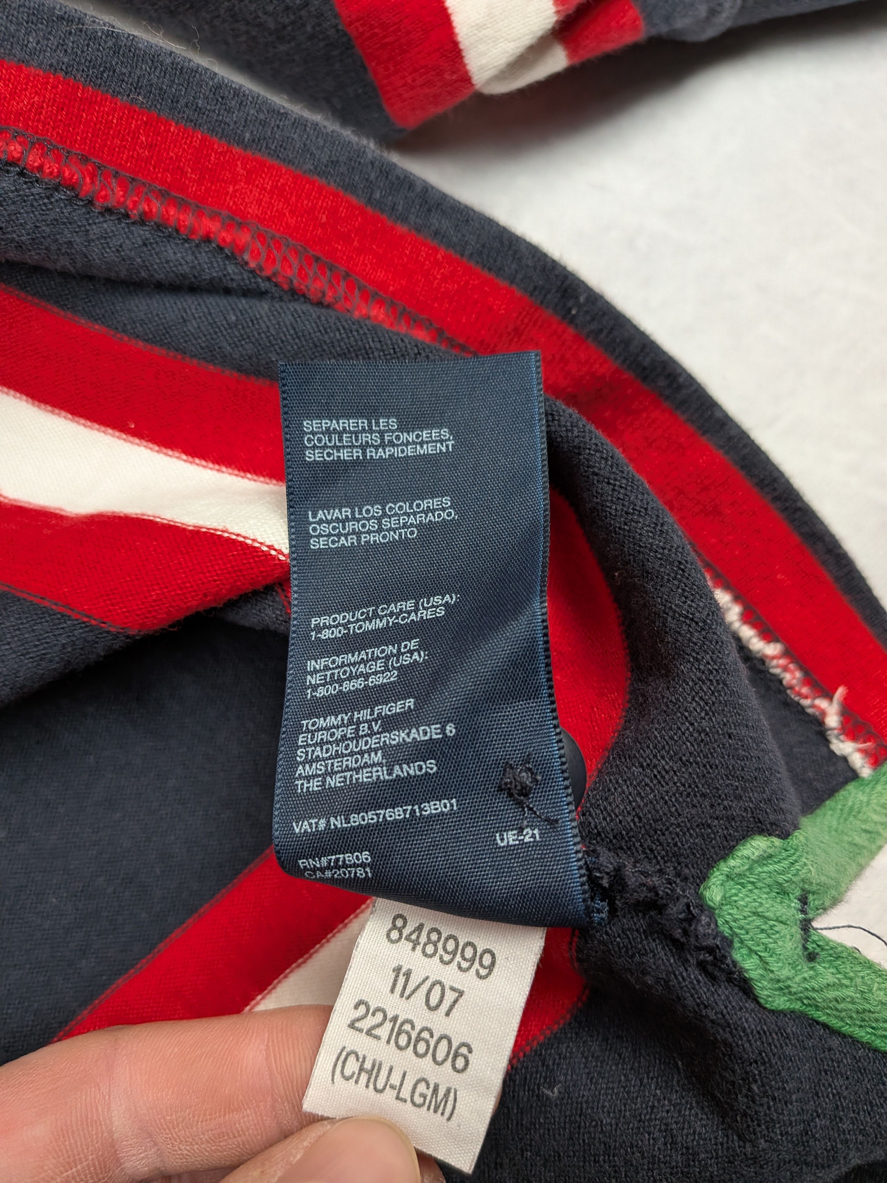 Tommy Hilfiger Tommy Hilfiger Vintage 2007 Rugby Shirt Striped Size L/XL Size US L / EU 52-54 / 3 - 11 Thumbnail