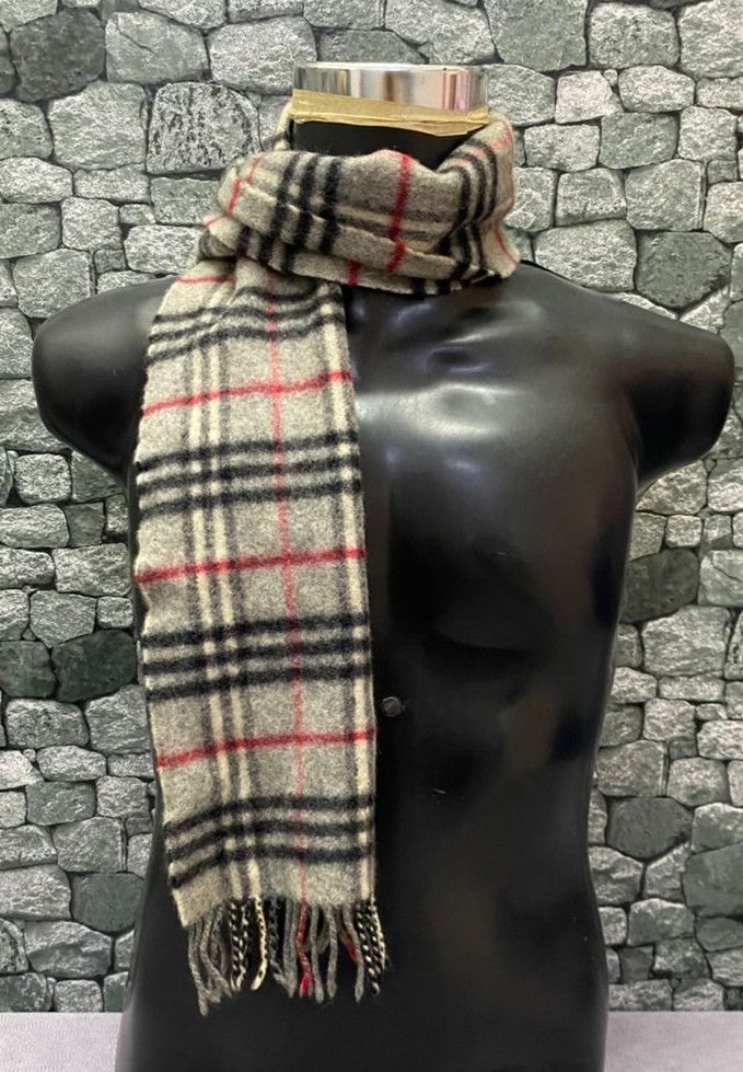 Burberry Prorsum Vintage Burberry London Lambswool Scarf Size ONE SIZE - 1 Thumbnail