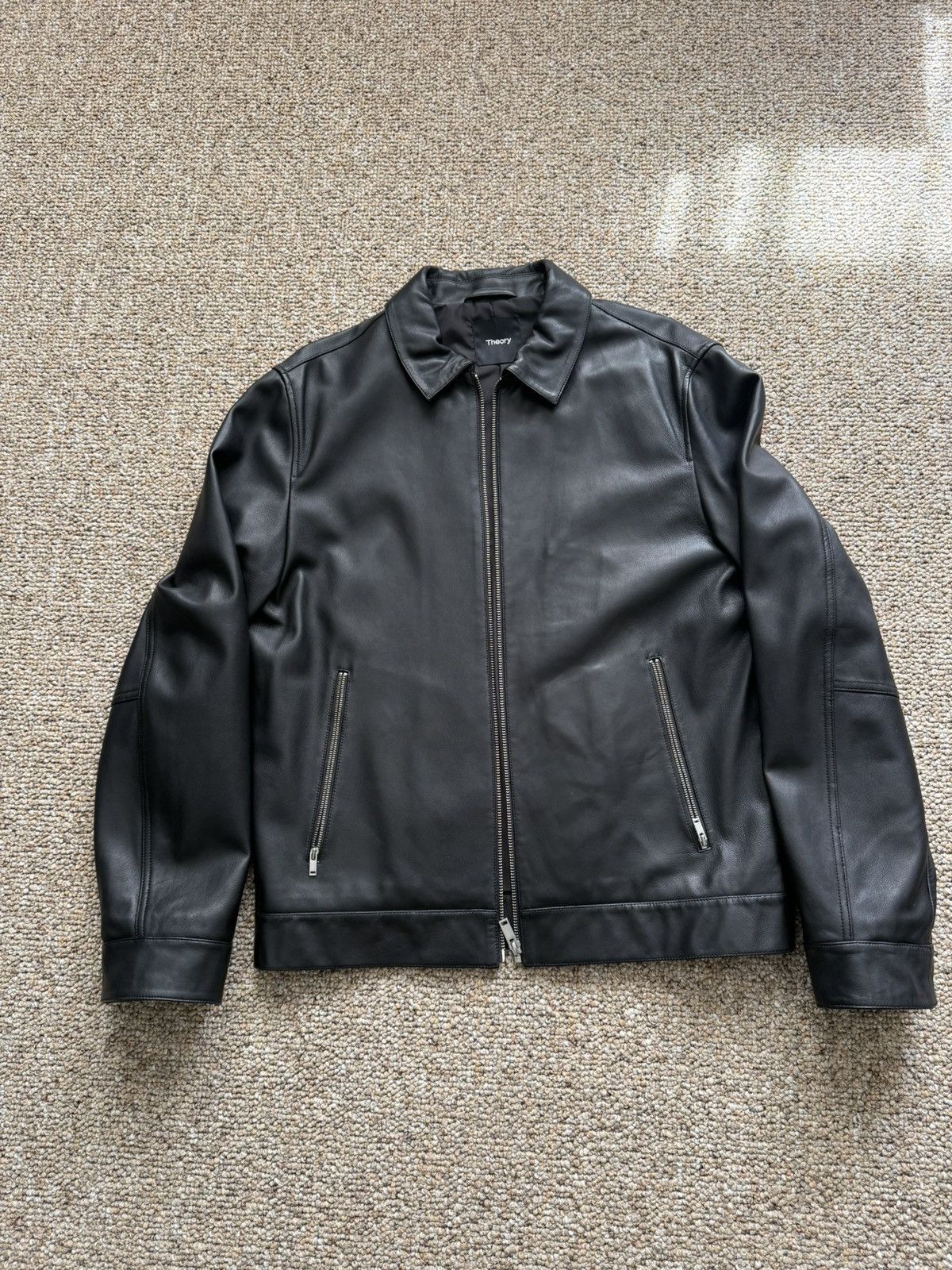 Theory Theory black grain leather jacket Size US M / EU 48-50 / 2 - 1 Thumbnail