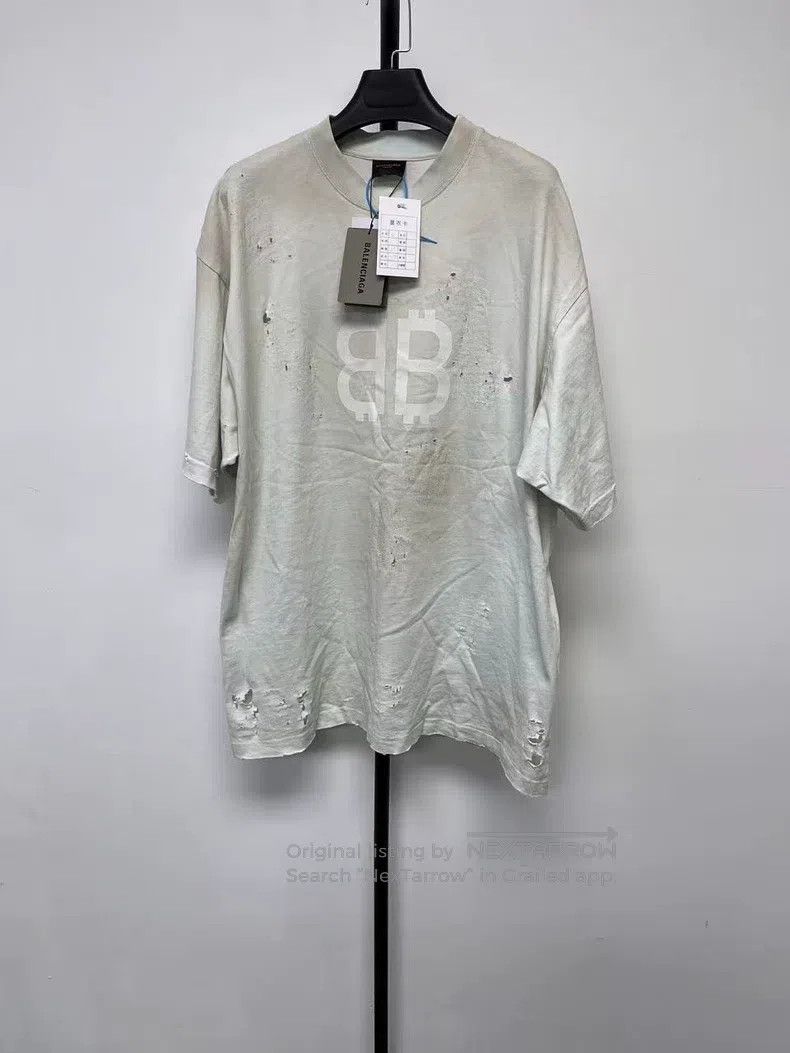 Balenciaga Balenciaga LetterLogo print round-neck short-sleeve T-shir Size US S / EU 44-46 / 1 - 1 Thumbnail