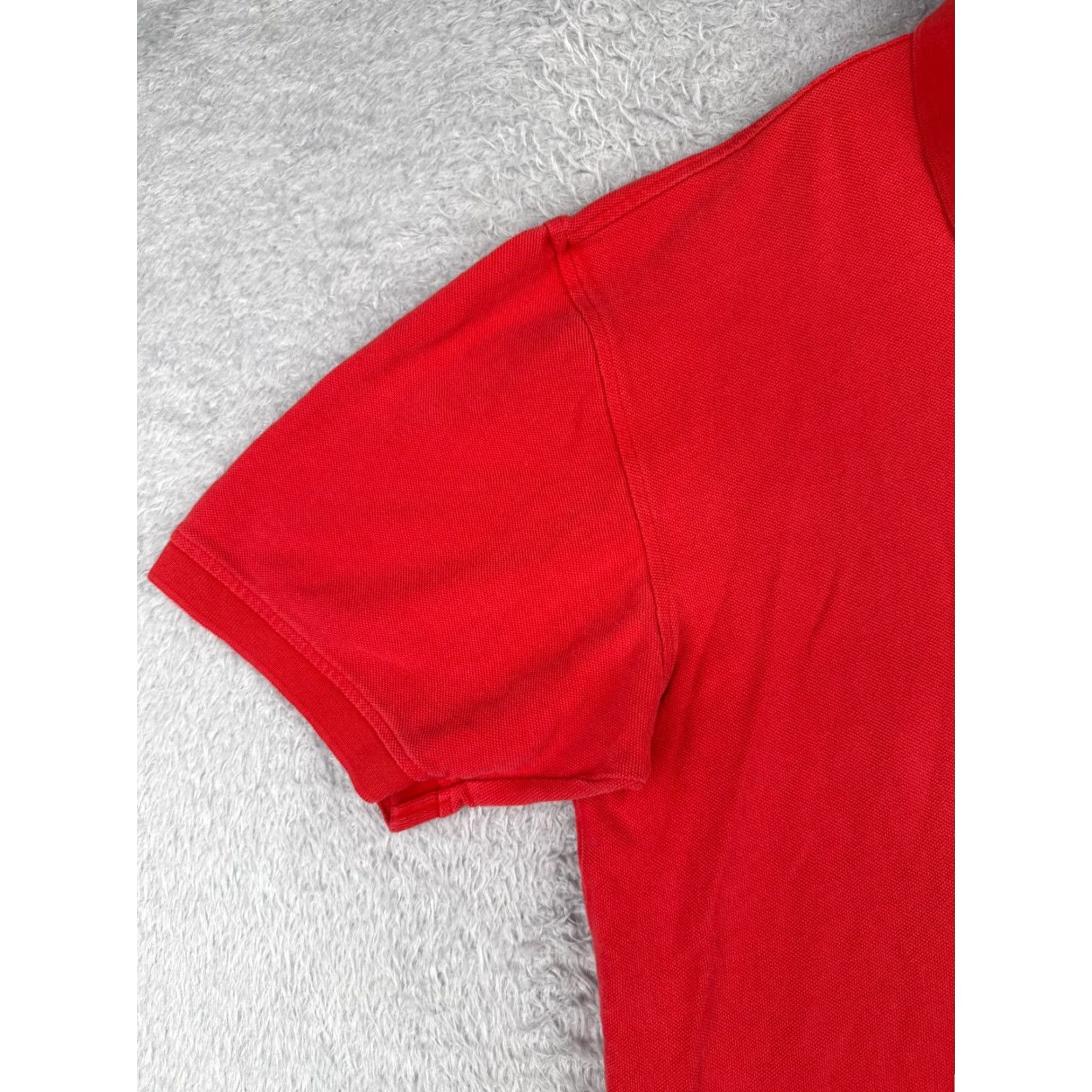Tommy Hilfiger Tommy Hilfiger Polo Shirt Mens XL Red Short Sleeve Slim Fit Activewear Size US XL / EU 56 / 4 - 3 Thumbnail