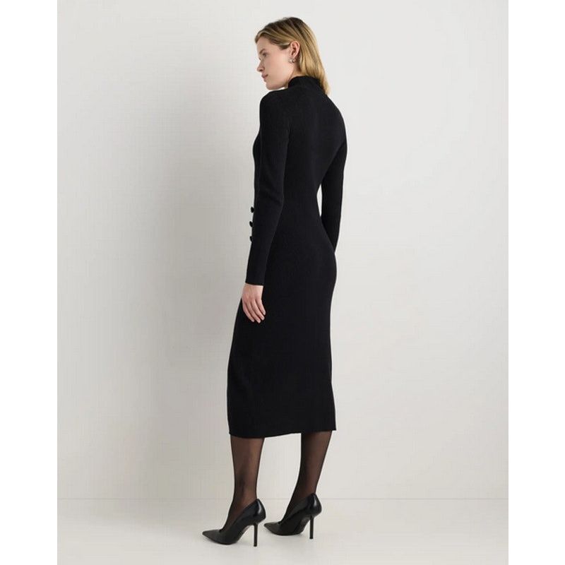 Quince Quince Cashmere Turtleneck Sweater Dress Black S NWT Size S / US 4 / IT 40 - 2 Thumbnail