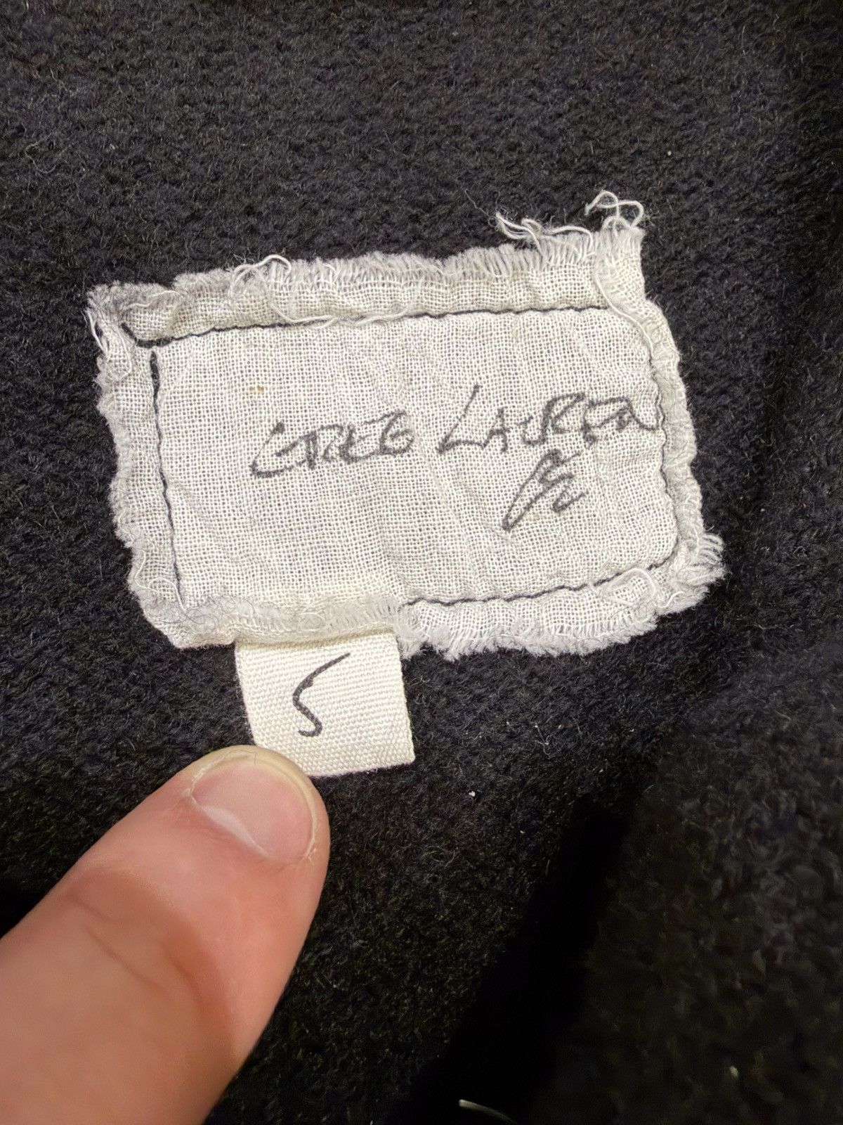 Greg Lauren Cashmere Baja Hoodie Black