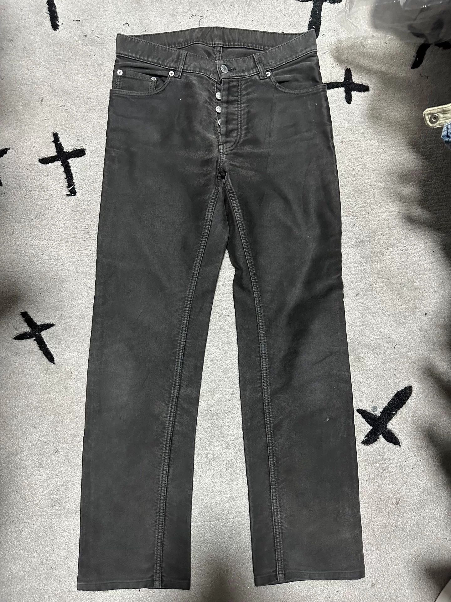 Helmut Lang Helmut Lang Black Denim Pants Size 30 Size US 30 / EU 46 - 1 Thumbnail