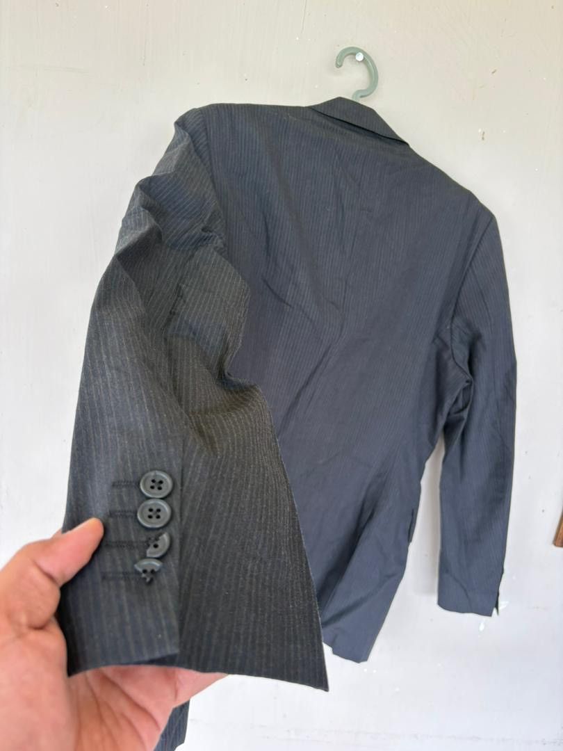 Yohji Yamamoto Vtg Yohji Yamamoto A.a.r Blazer Coat Stripe Design Size US M / EU 48-50 / 2 - 8 Thumbnail