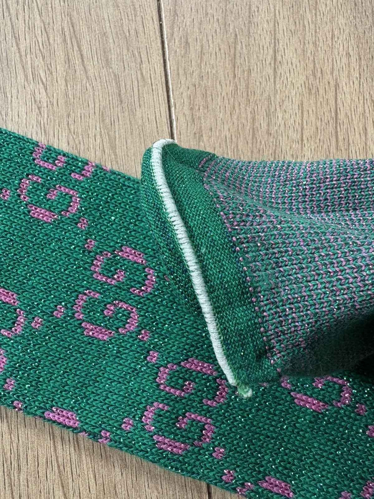 Gucci Gucci green high socks Size ONE SIZE - 9 Thumbnail