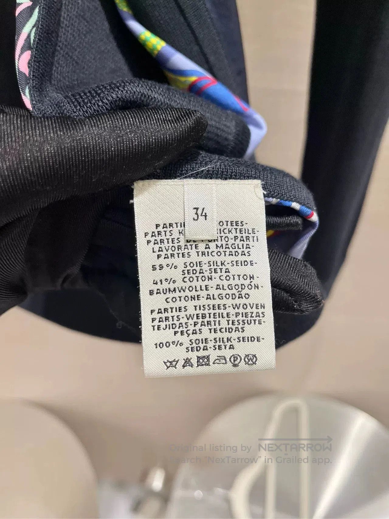 Hermes Hermes Silk Printed Cardigan. Size US XS / EU 42 / 0 - 4 Thumbnail