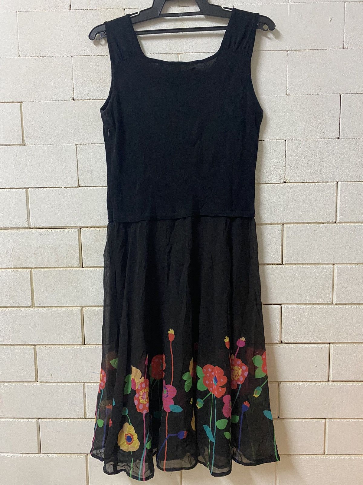 Sonia Rykiel Sonia Rykiel Sleeveless Floral Dress Size S / US 4 / IT 40 - 4 Thumbnail