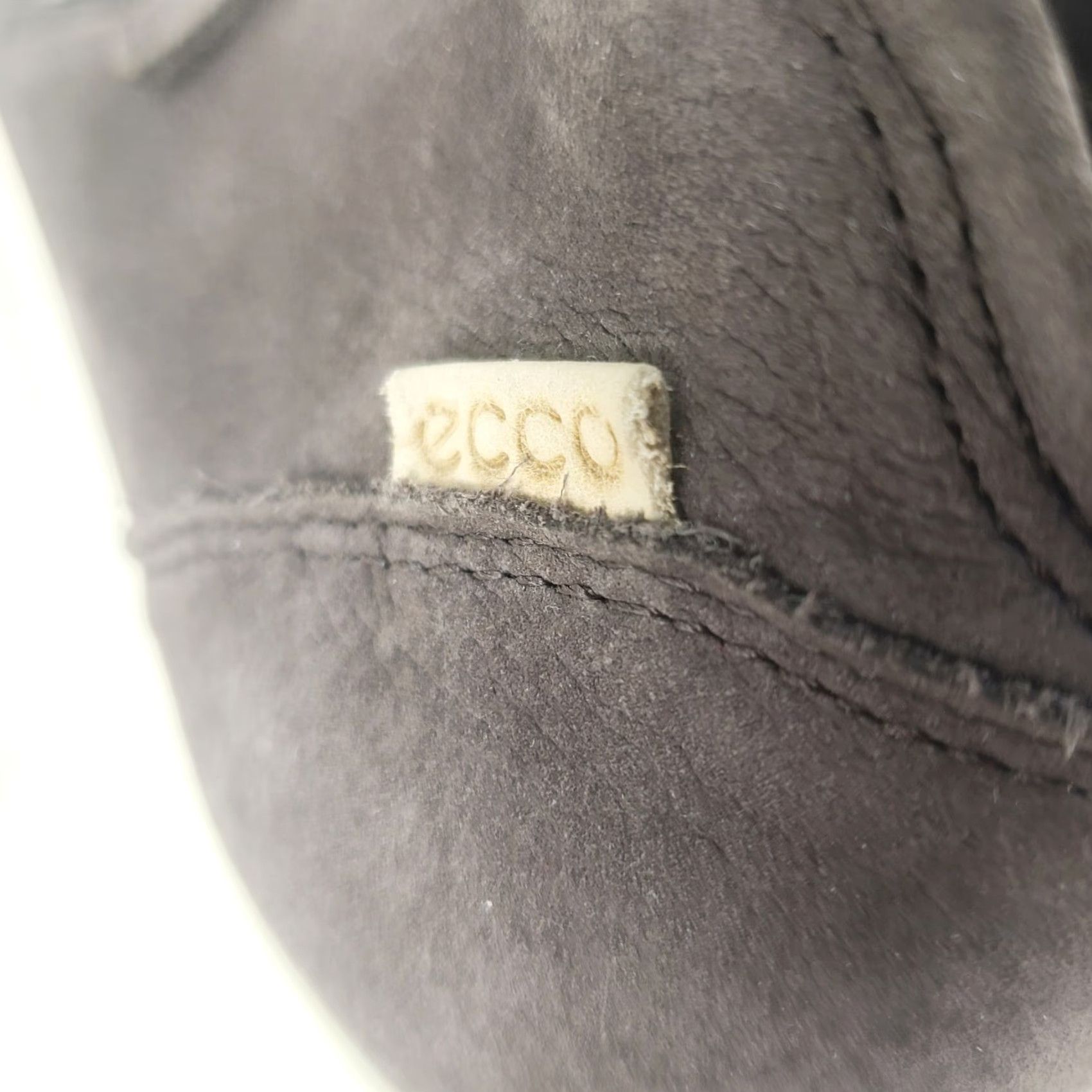 Ecco Ecco Boots Womens 8-8.5M Gray Leather Bootie Zip Round Toe Casual Business Party/Cocktail Modern Classic Womens Shoes Size US 8.5 / IT 38.5 - 6 Thumbnail