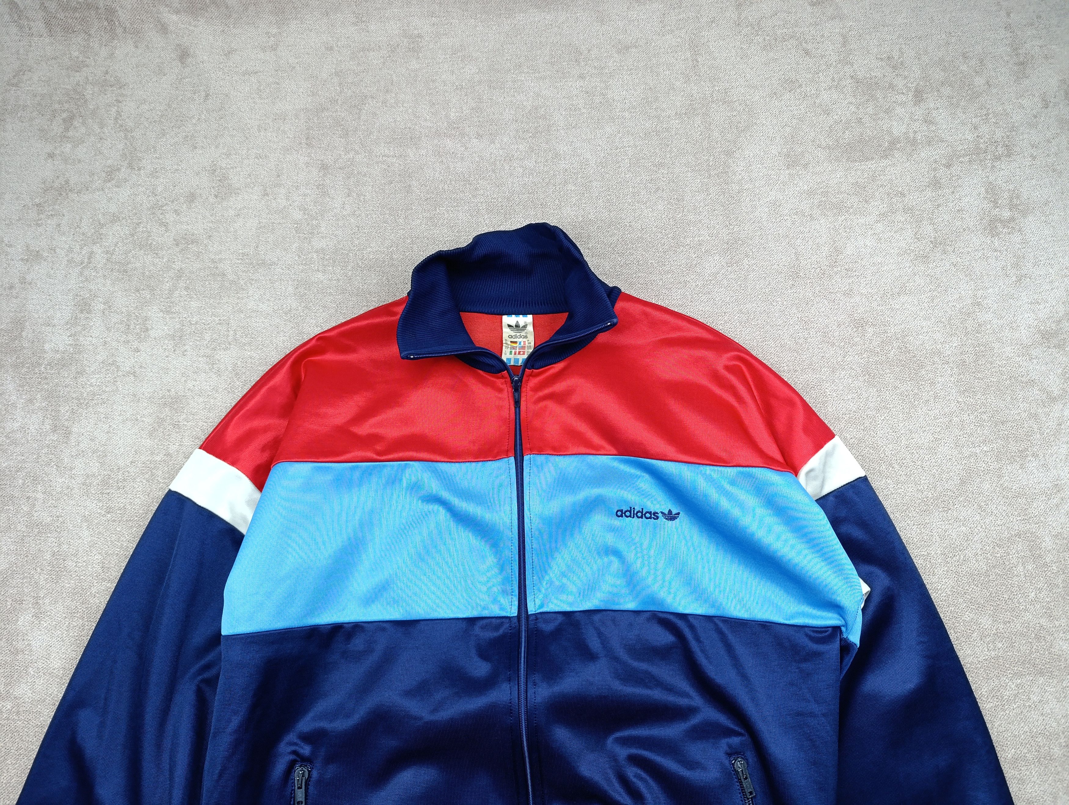Adidas Adidas Vintage Track top 80s Jacket Made in West Germany Size US XXL / EU 58 / 5 - 4 Thumbnail