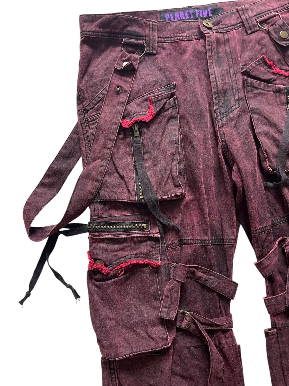 Japanese Brand Vintage Japanese Brand Parachute Bondage Cargo Pant Size US 32 / EU 48 - 9 Thumbnail