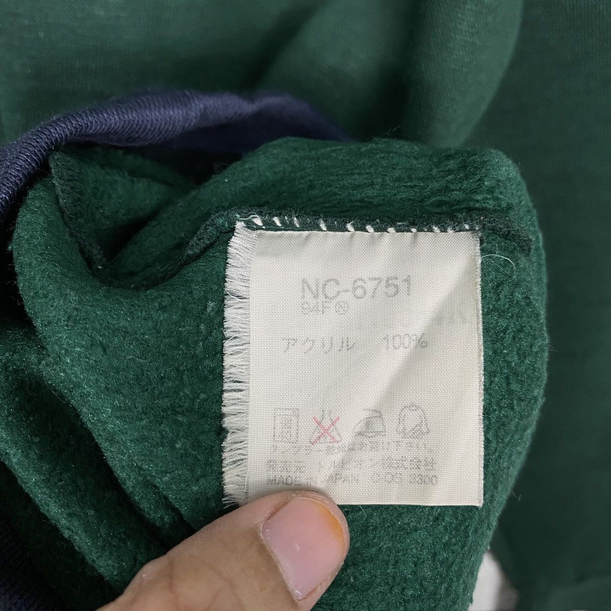 Japanese Brand 📌Vintage Hoodie Pull Over NCAA Big Logo Sportswear Size US L / EU 52-54 / 3 - 18 Thumbnail