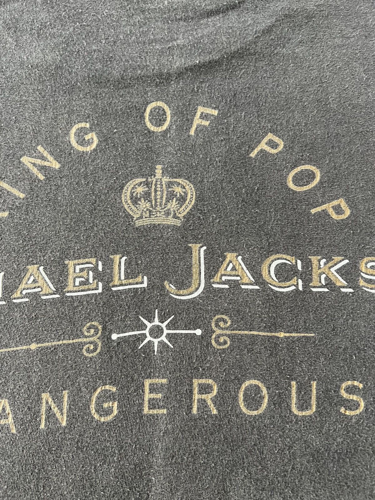 Band Tees Vintage 1992 Michael Jackson Dangerous King of Pop T-shirt Size US L / EU 52-54 / 3 - 18 Thumbnail