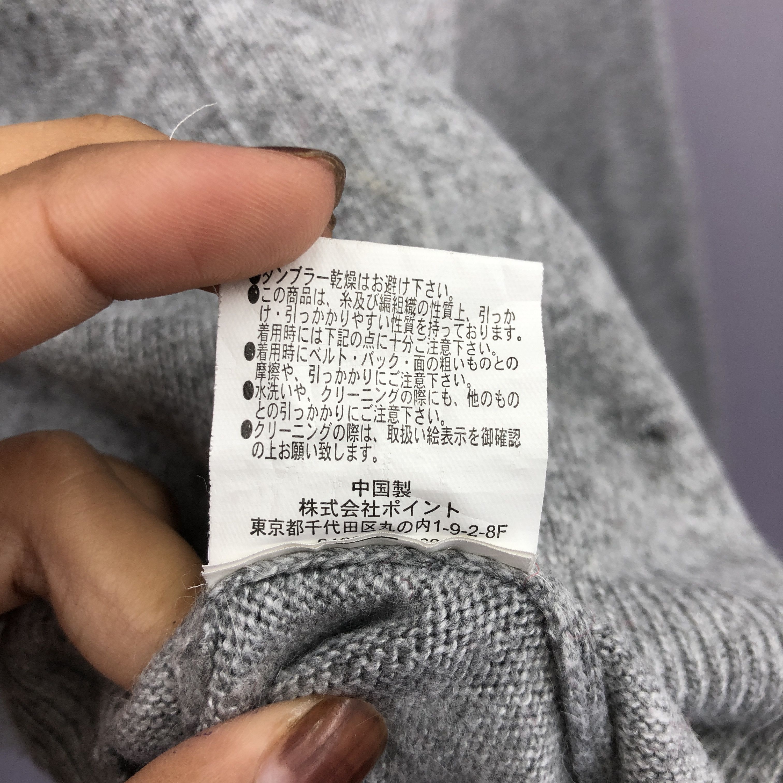 Japanese Brand × Vintage Vintage Y2K Japanese Knitwear Sweater Sweatshirt Jumper Size XS / US 0-2 / IT 36-38 - 7 Thumbnail