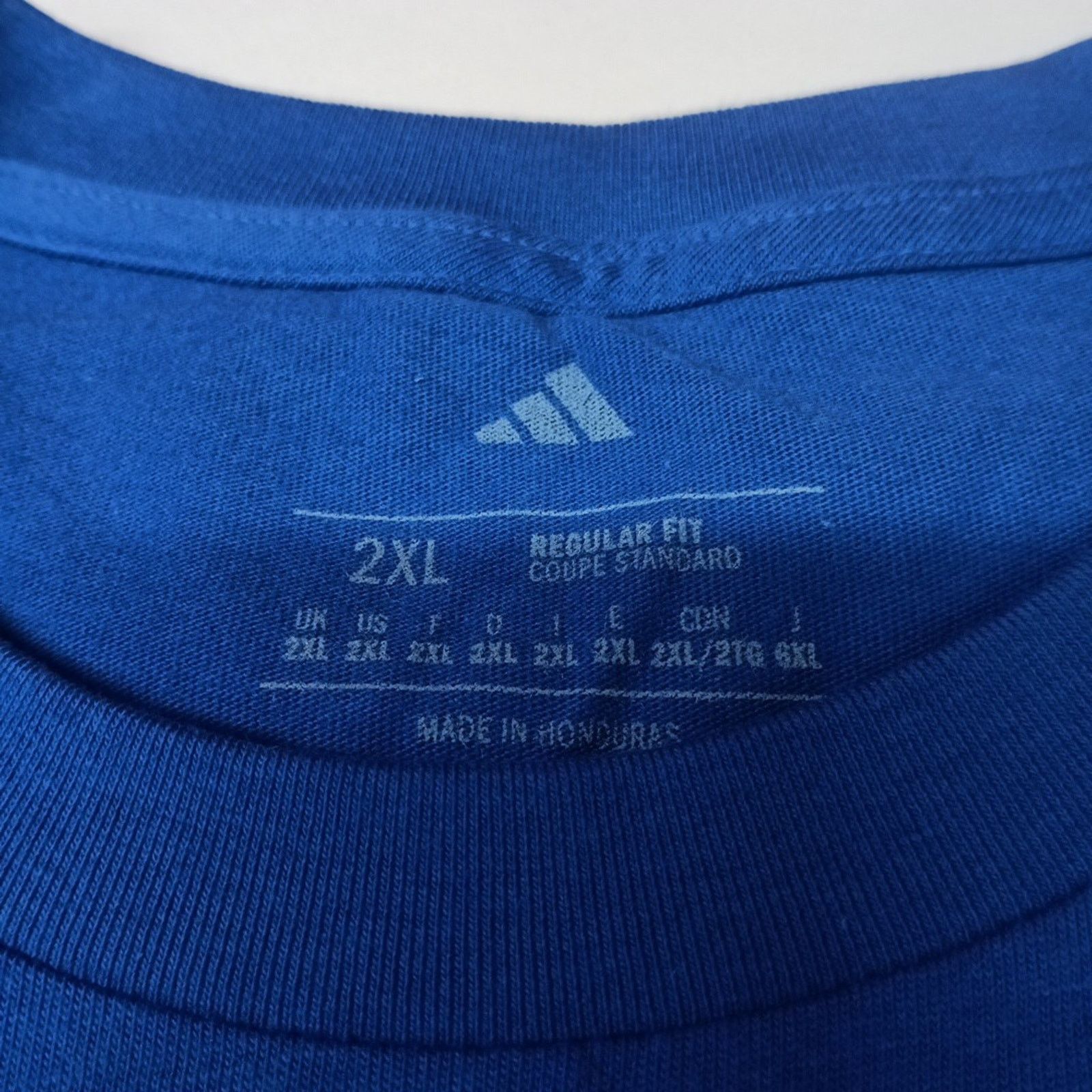 Adidas Adidas Men's Linear Tee T-Shirt Royal Blue Size 2XL XXL NWT Size US XXL / EU 58 / 5 - 3 Thumbnail