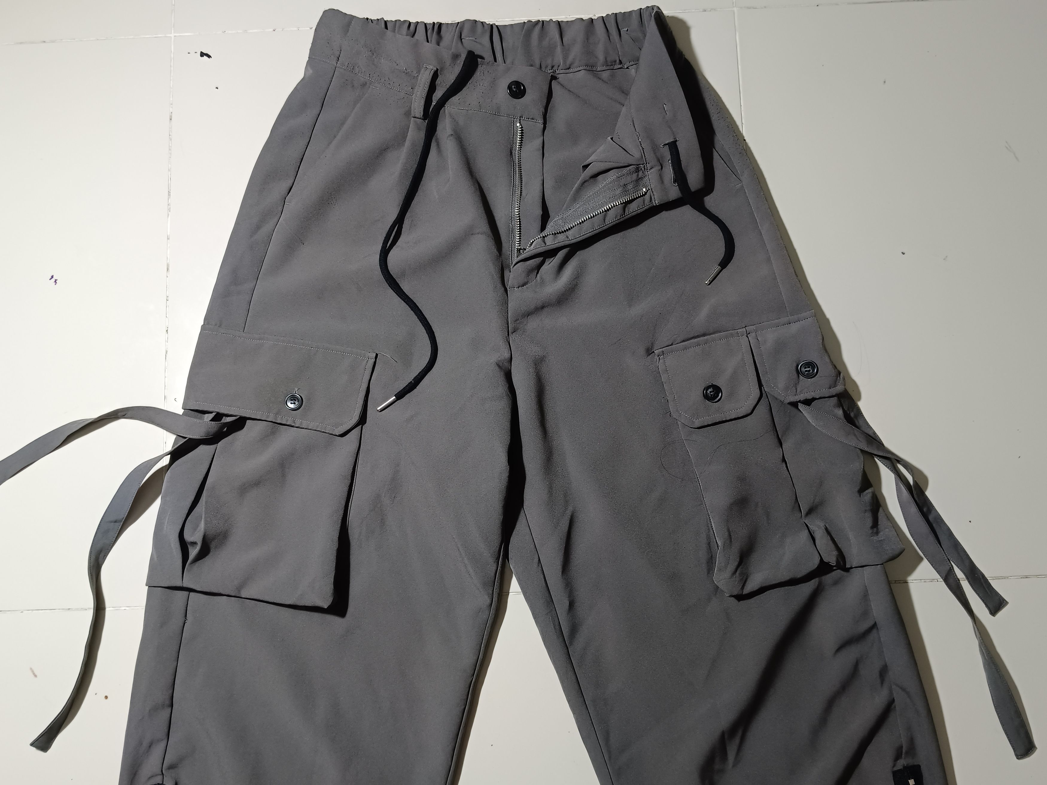 If Six Was Nine × Le Grande Bleu (L.G.B.) Vintage Casper John Parachute Slacks Baggy Pants Size US 33 - 6 Thumbnail