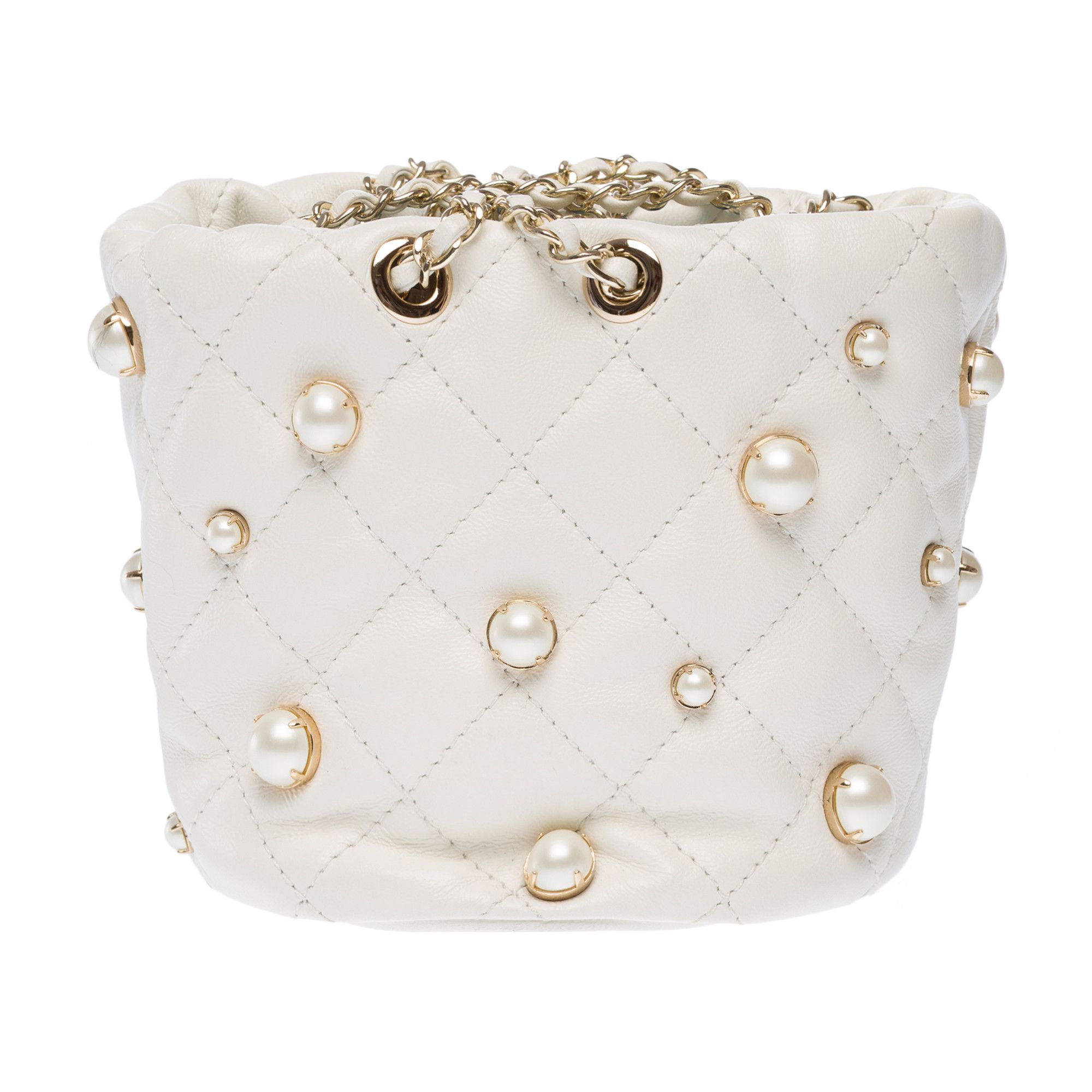 Chanel CHANEL Bag in White Leather Size ONE SIZE - 4 Thumbnail
