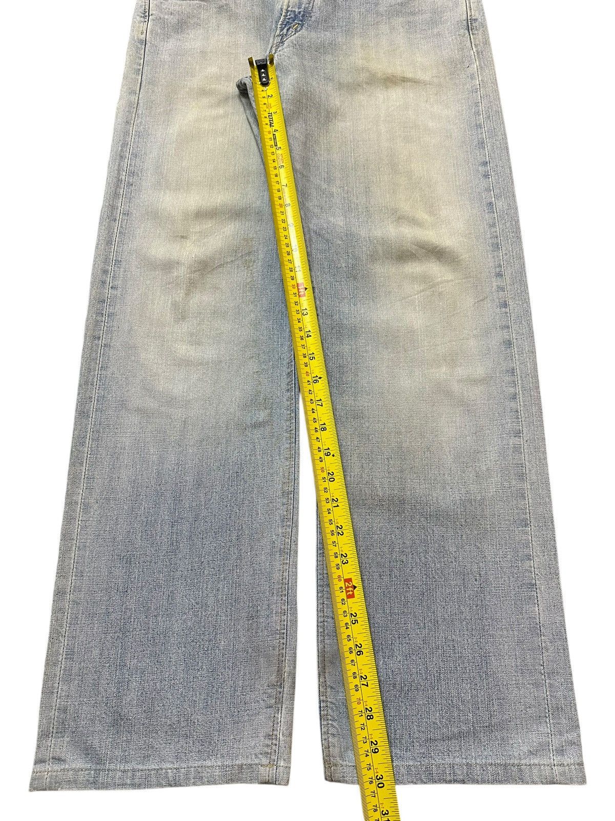 Edwin Vintage Edwin 505zx Light Faded Wash Style Baggy Jeans Size US 32 / EU 48 - 14 Thumbnail