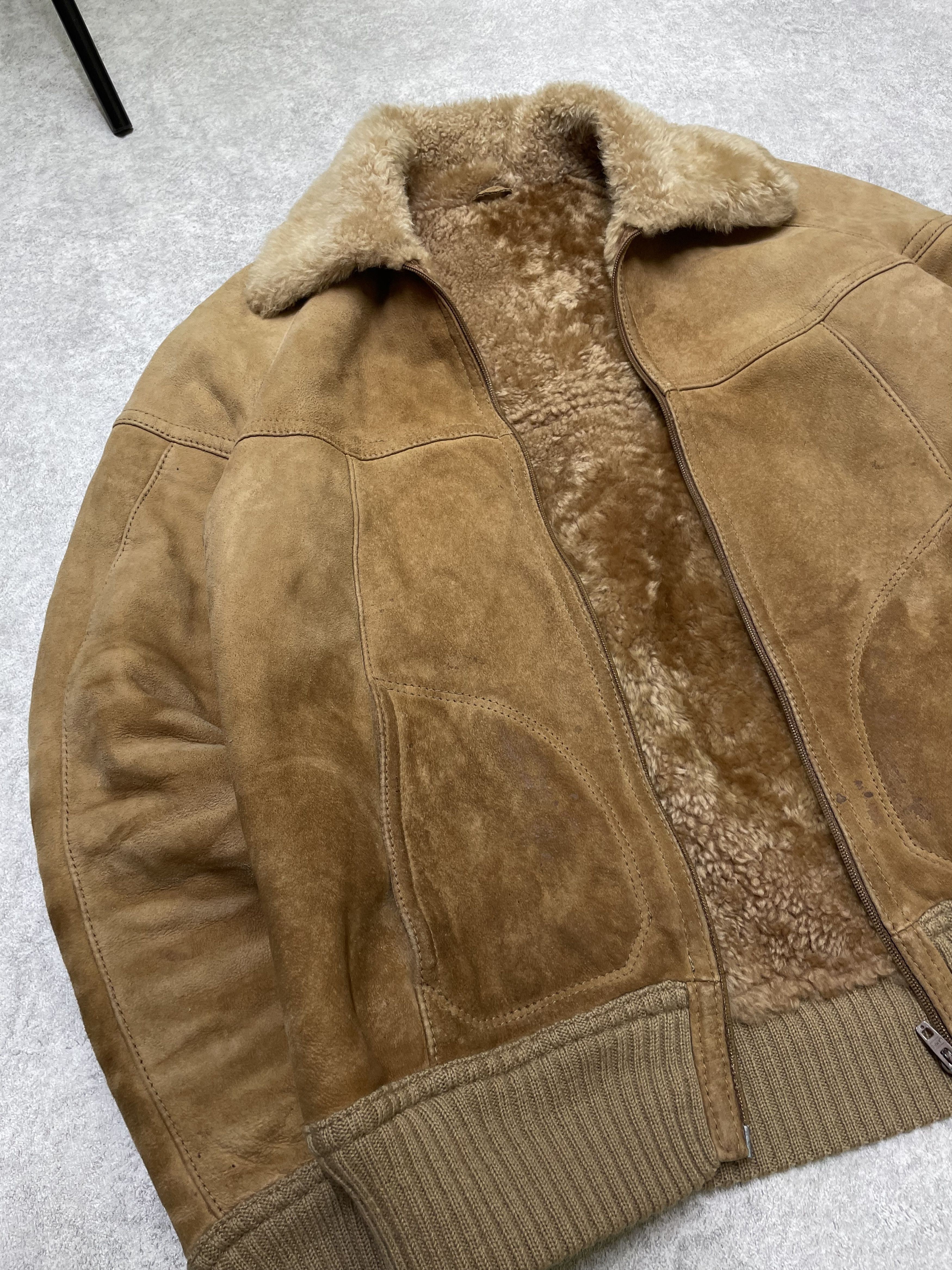 Japanese Brand Tehas Penelopa Ripa Archive Leather Bomber Shearling Beast Size US M / EU 48-50 / 2 - 4 Thumbnail