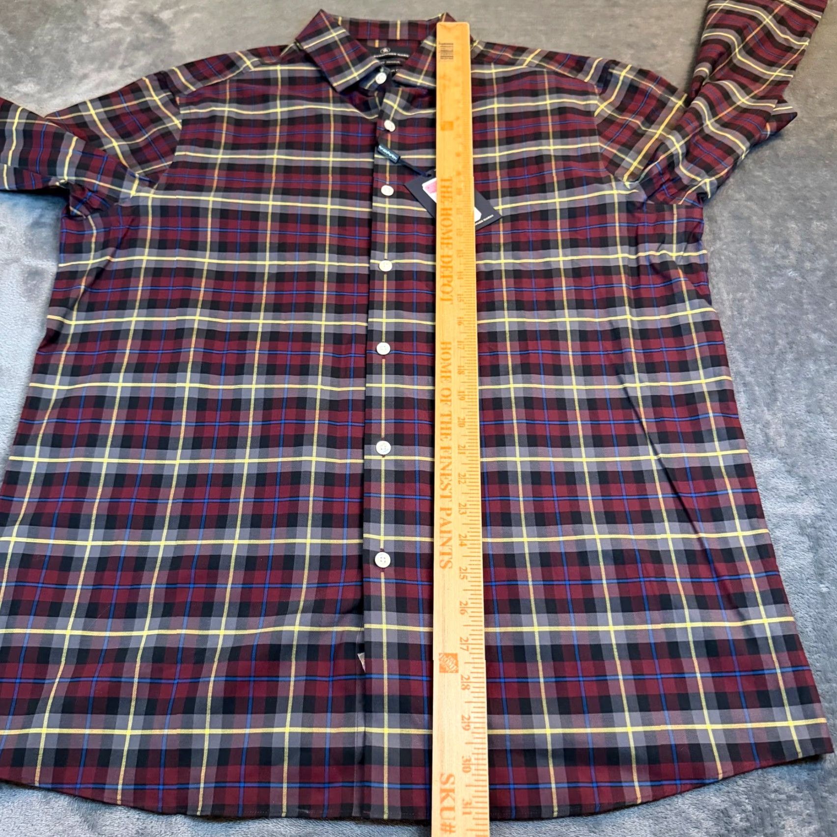 Hart Schaffner Marx Hart Schaffner Marx Plaid Button-Up Shirt Mens Large NWT American Grown Cotton Button-Up Shirt Size US L / EU 52-54 / 3 - 7 Thumbnail