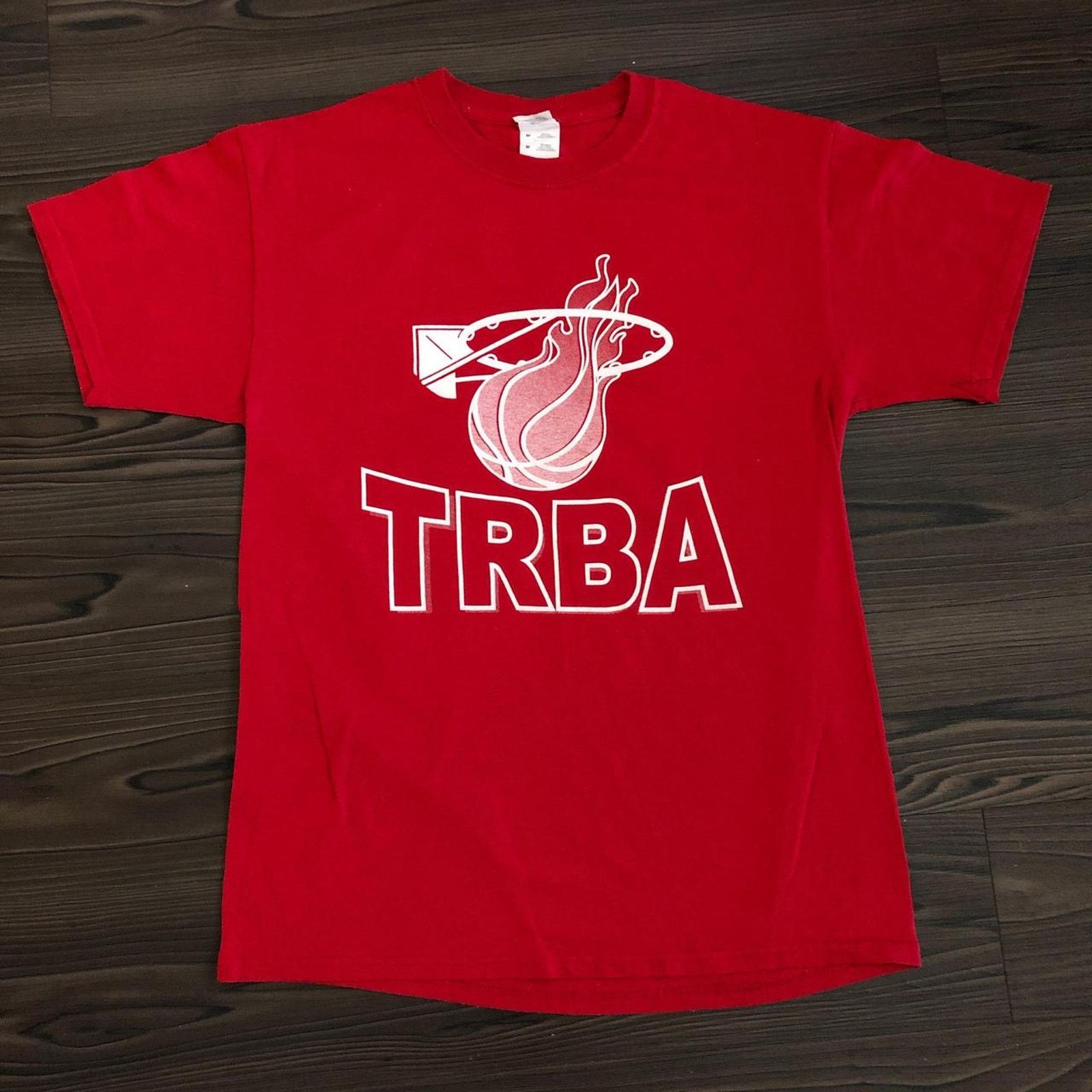Jerzees Red TRBA Toms River Basketball Association Size US M / EU 48-50 / 2 - 1 Thumbnail