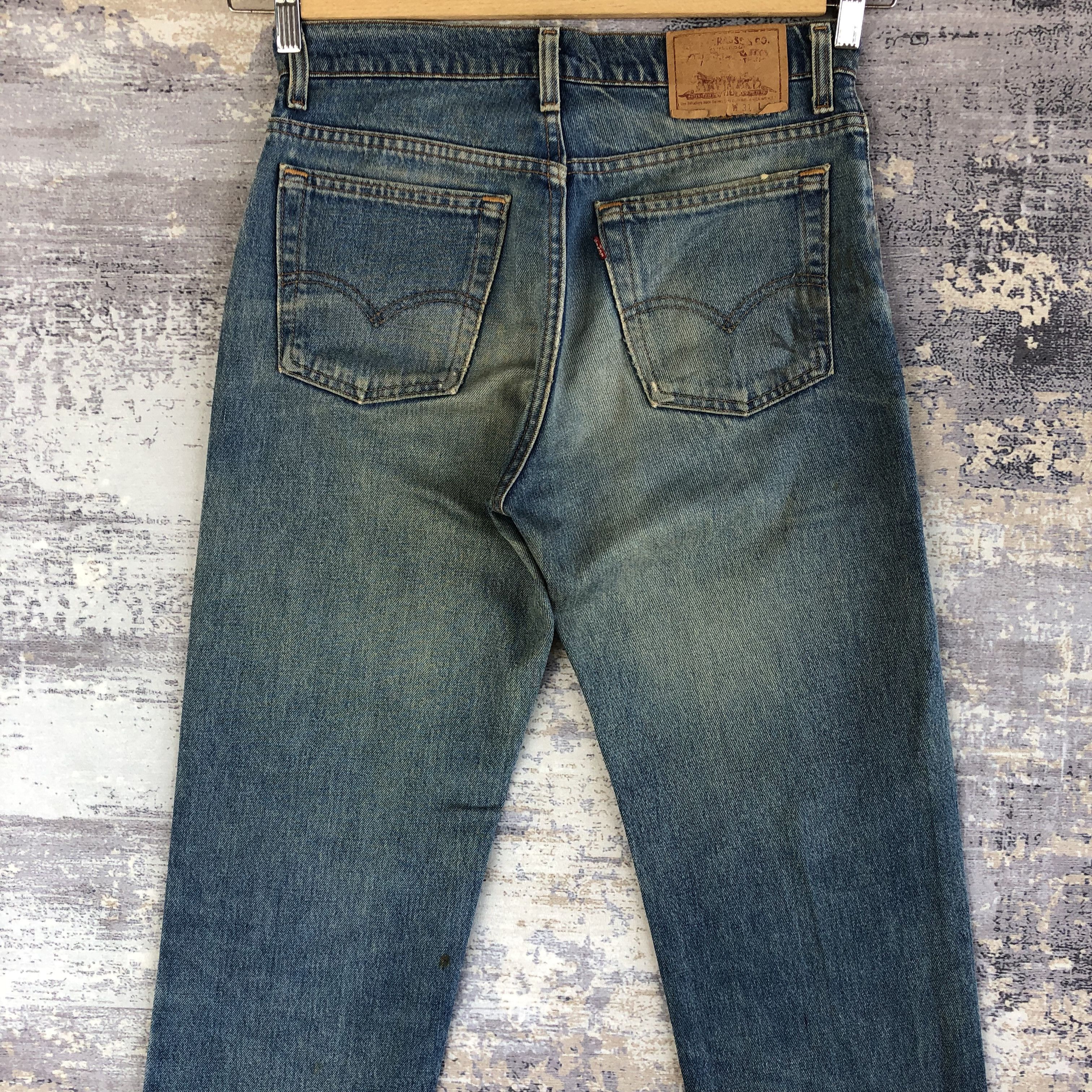 Levi's Vintage 90's Levis Stone Wash Jeans Levi's Faded Mud Denim Size US 30 / EU 46 - 4 Thumbnail