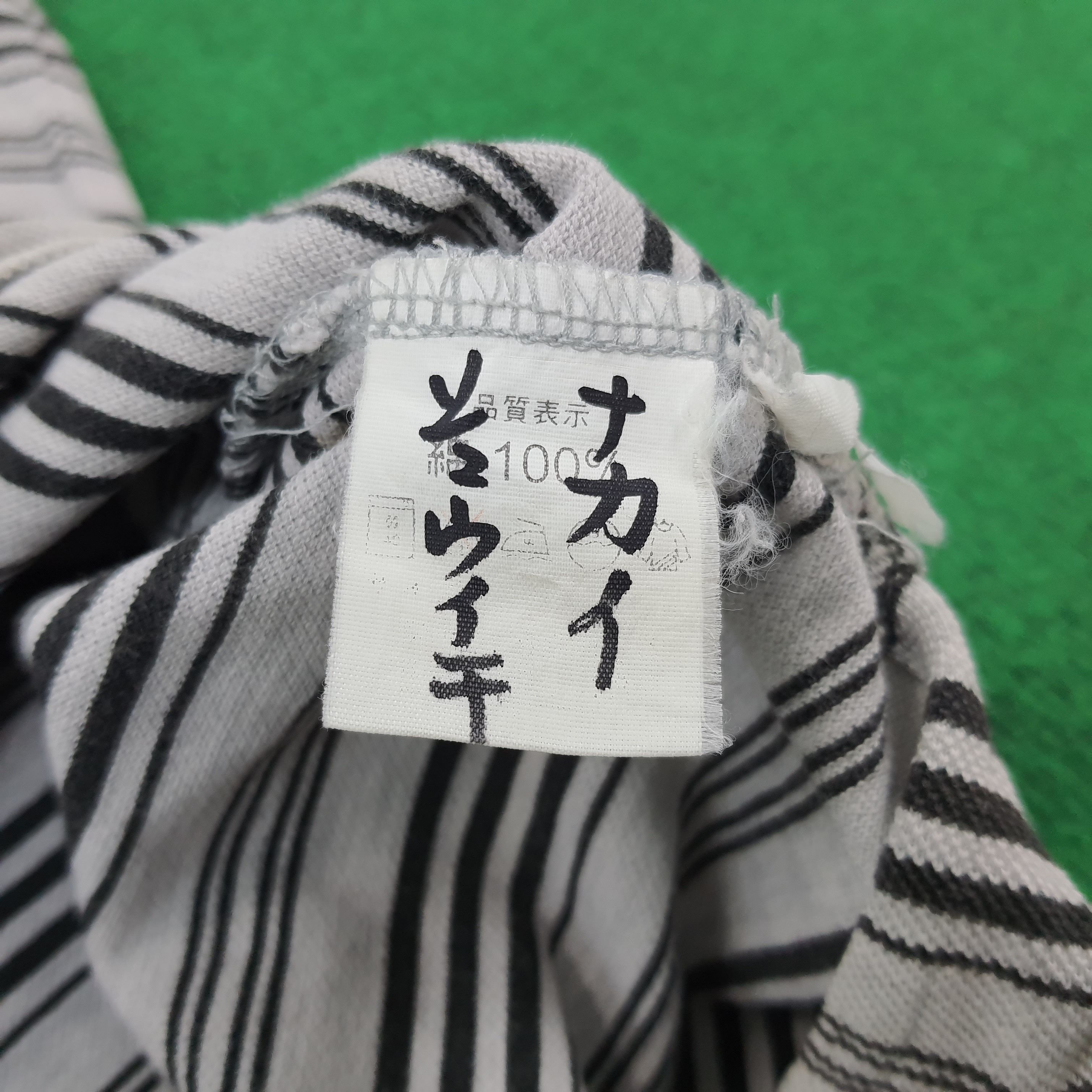 Vintage × Yves Saint Laurent Vintage Yves Saint Laurent YSL Striped Polo Shirt C196N76 Size US M / EU 48-50 / 2 - 9 Thumbnail