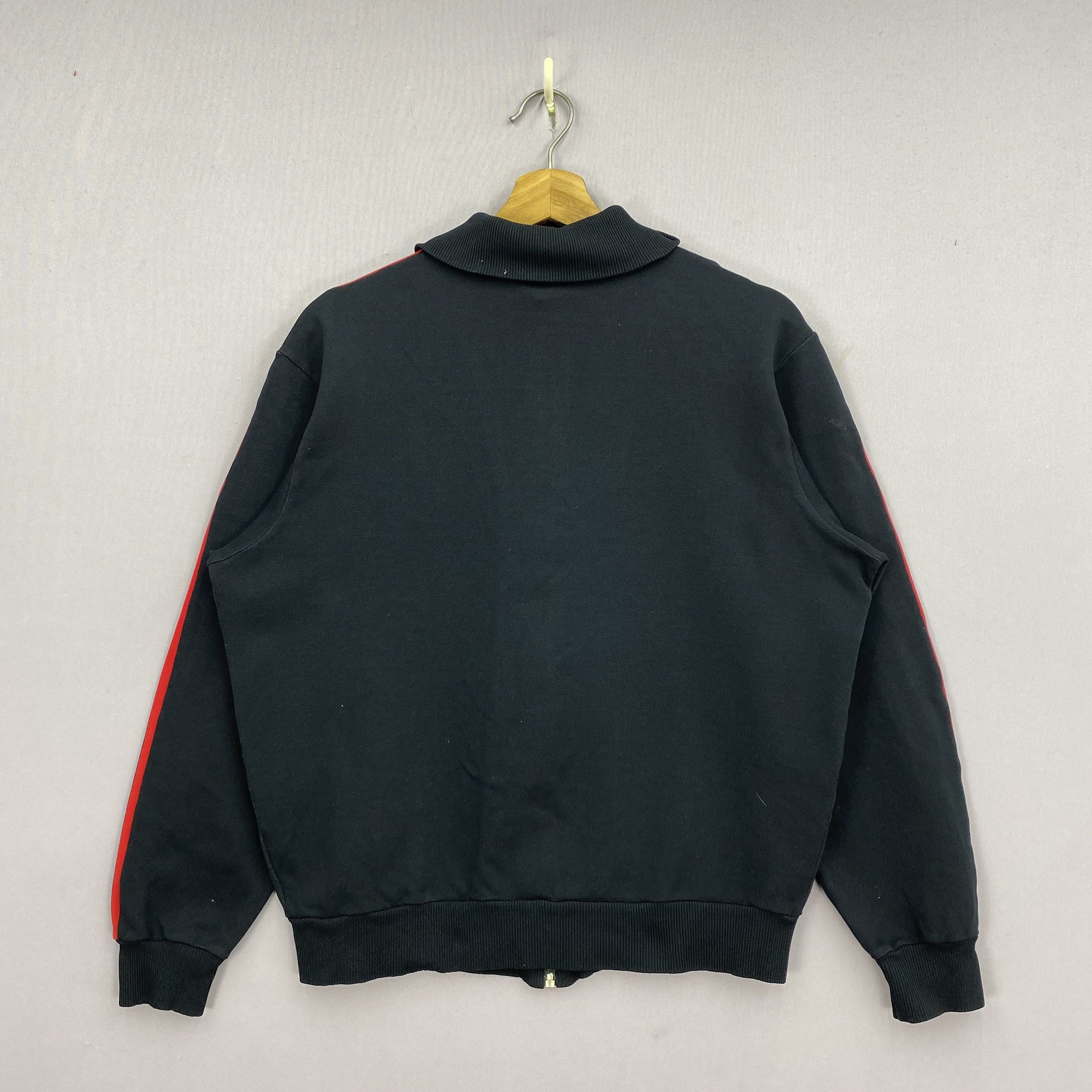 Adidas Vintage 70s Adidas Sweater Sweatshirt Zipper Tracktop Size US M / EU 48-50 / 2 - 2 Thumbnail