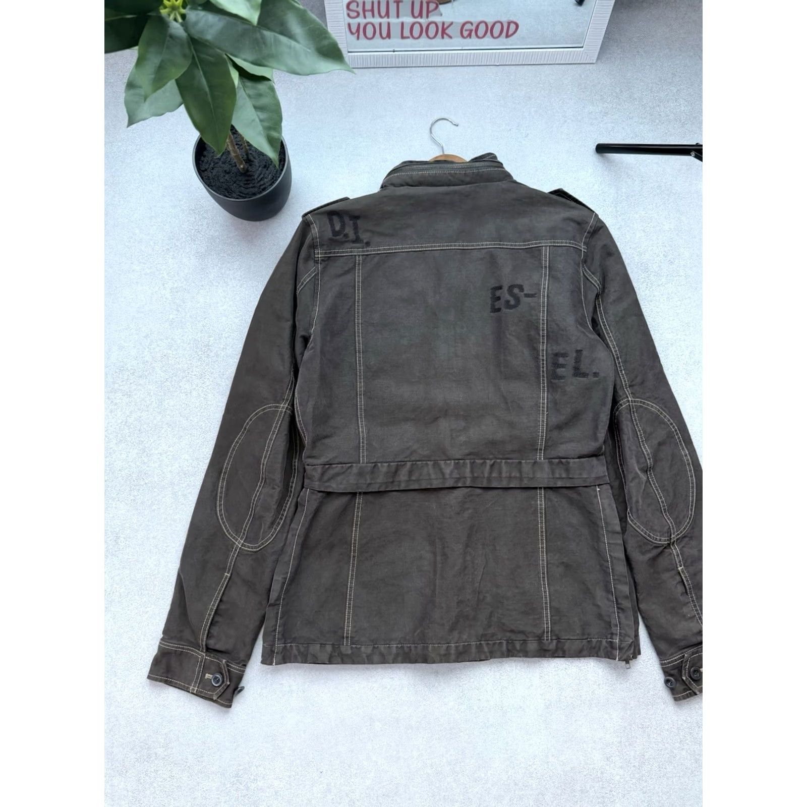 Diesel VINTAGE Diesel Military Army Archive Cargo Jacket 90s Y2K Men Size L Green Brown Jacket Mens Navy Urban Streetwear Diesel Clothes Retro Workwear Size US L / EU 52-54 / 3 - 4 Thumbnail