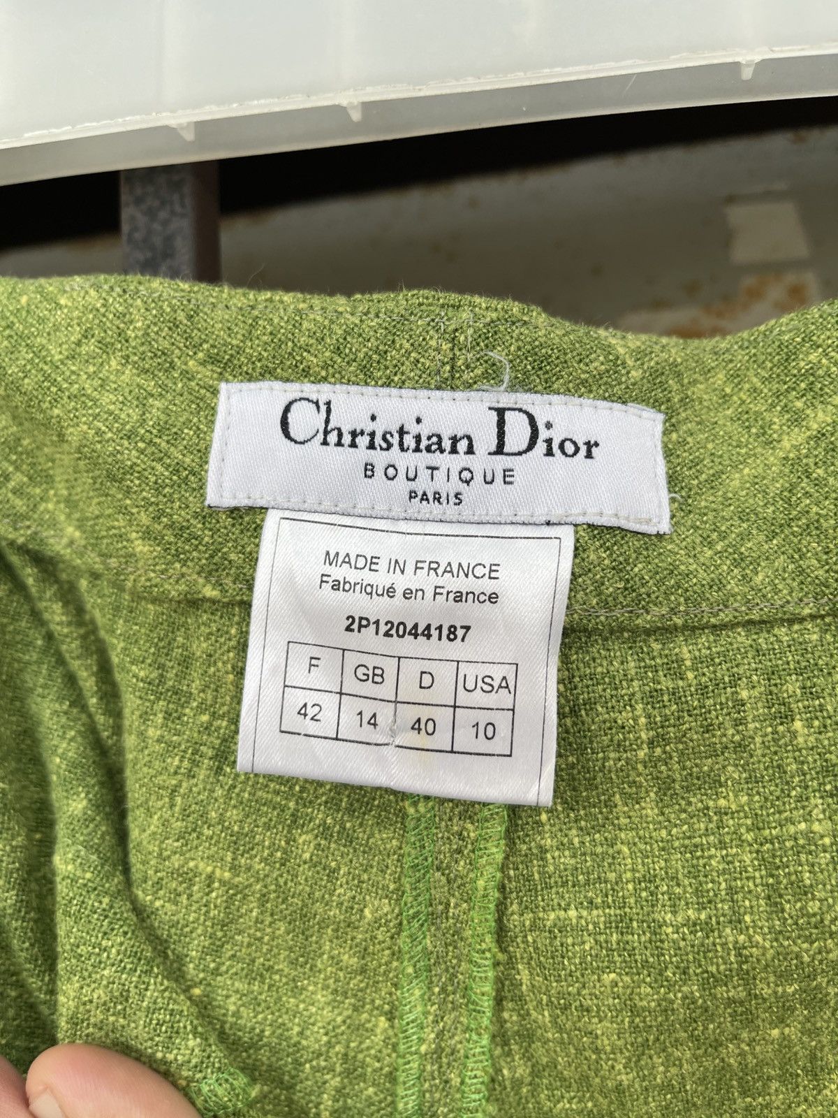 Dior SS2002 Christian Dior John Galliano Linen Blend Pant Size US 34 / EU 50 - 8 Thumbnail