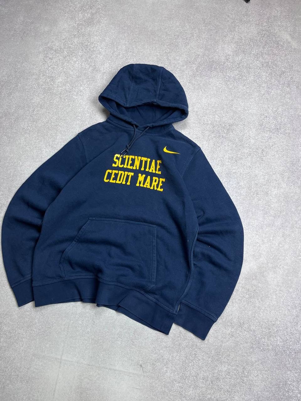 Nike Vintage Nike Swoosh Boxy Hoodie Y2K M Size US M / EU 48-50 / 2 - 2 Thumbnail