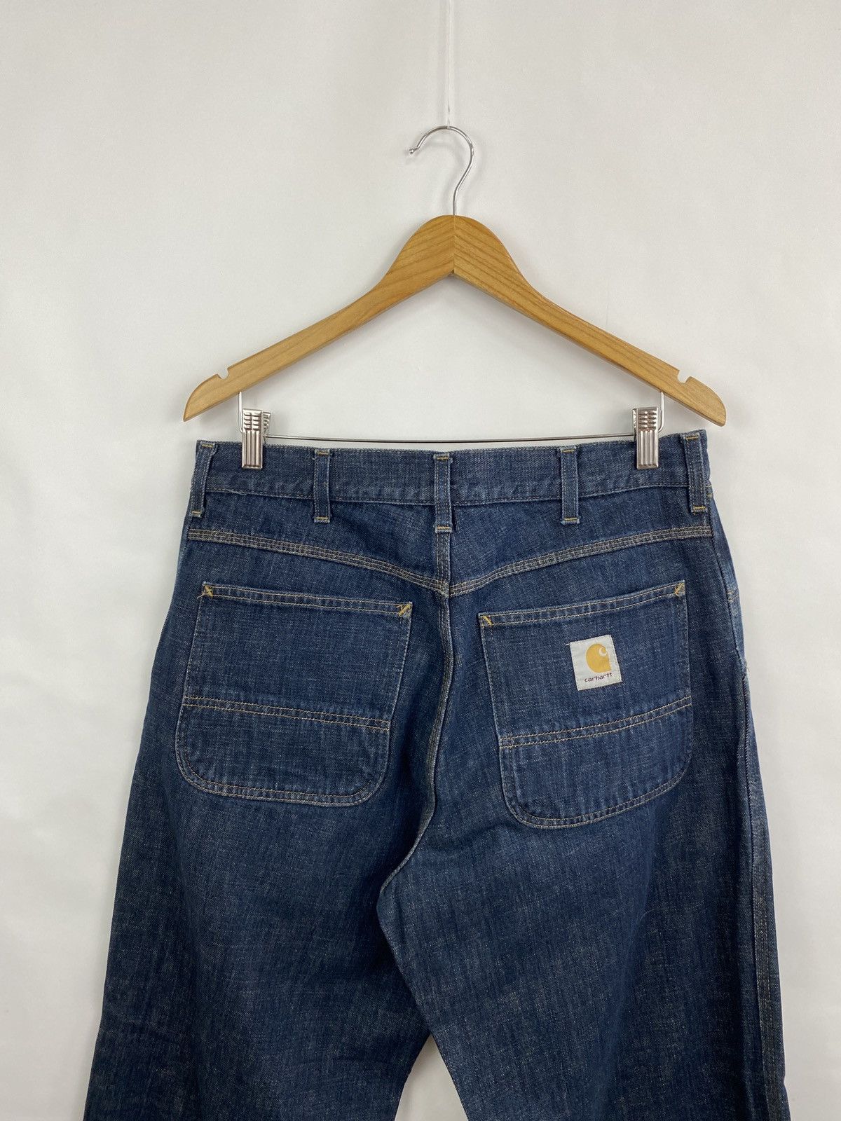 Carhartt 🇺🇸 Vintage 90s Carhartt Work Jeans Rare Retro Hype Y2K Size US 34 / EU 50 - 3 Thumbnail