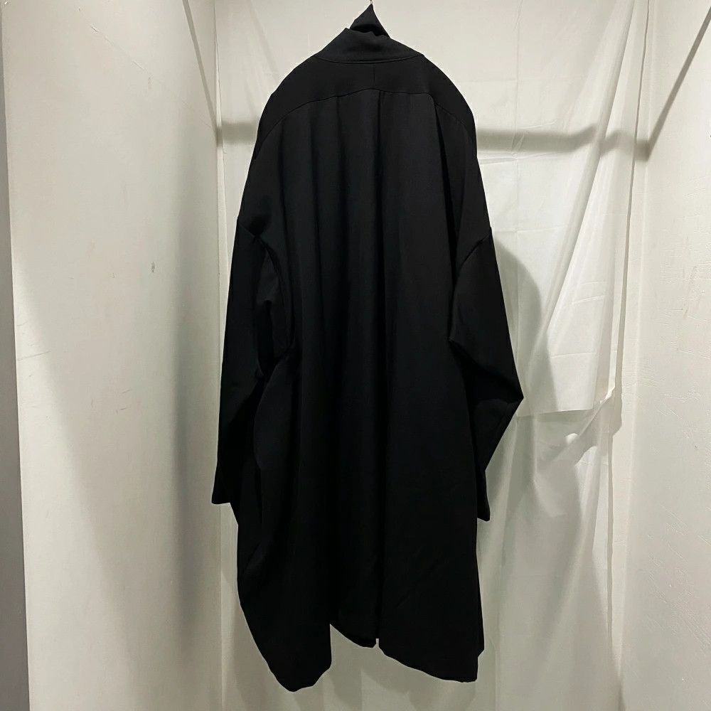 Yohji Yamamoto POUR HOMME WOOL GABARDINE SMOOTH COAT HJ-C07-100 Size US M / EU 48-50 / 2 - 8 Thumbnail