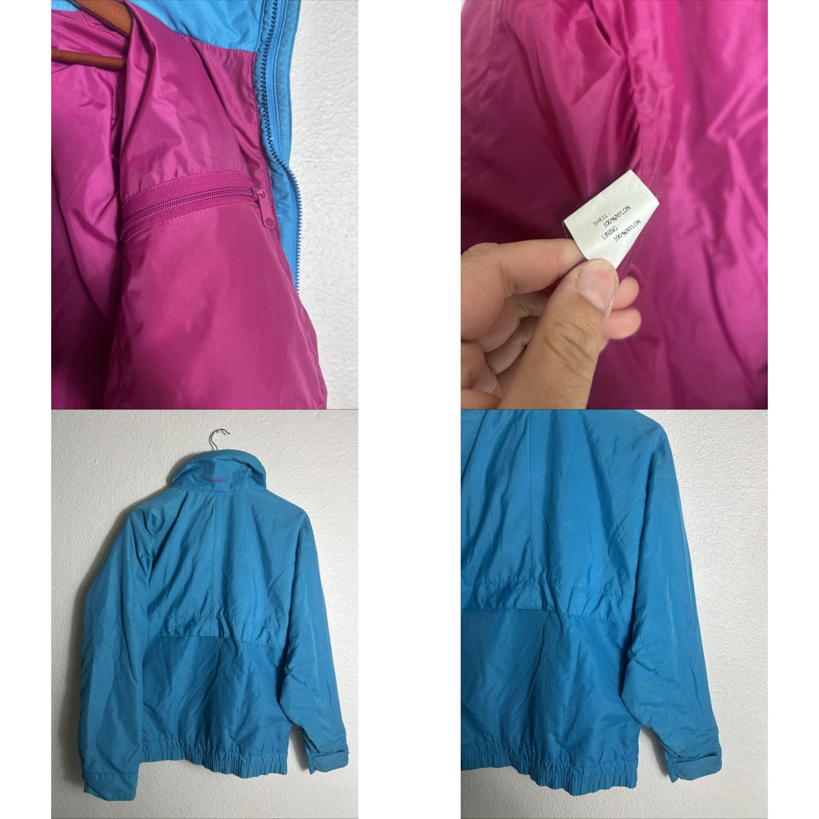 Altea VINTAGE Columbia Women’s Jacket Teal Blue Full Zip Nylon L Size Women Size L / US 10 / IT 46 - 10 Thumbnail