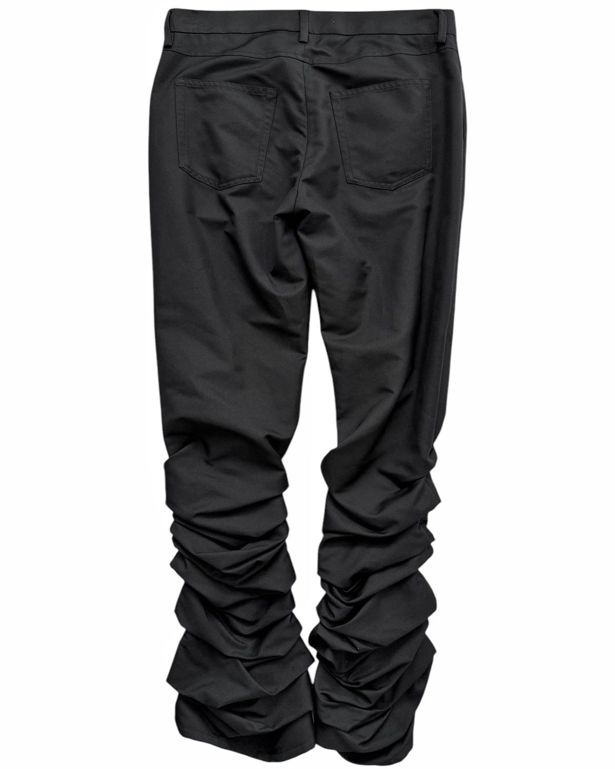 Acne Studios Ruffle Stacks Black Trouser Size US 32 / EU 48 - 6 Thumbnail