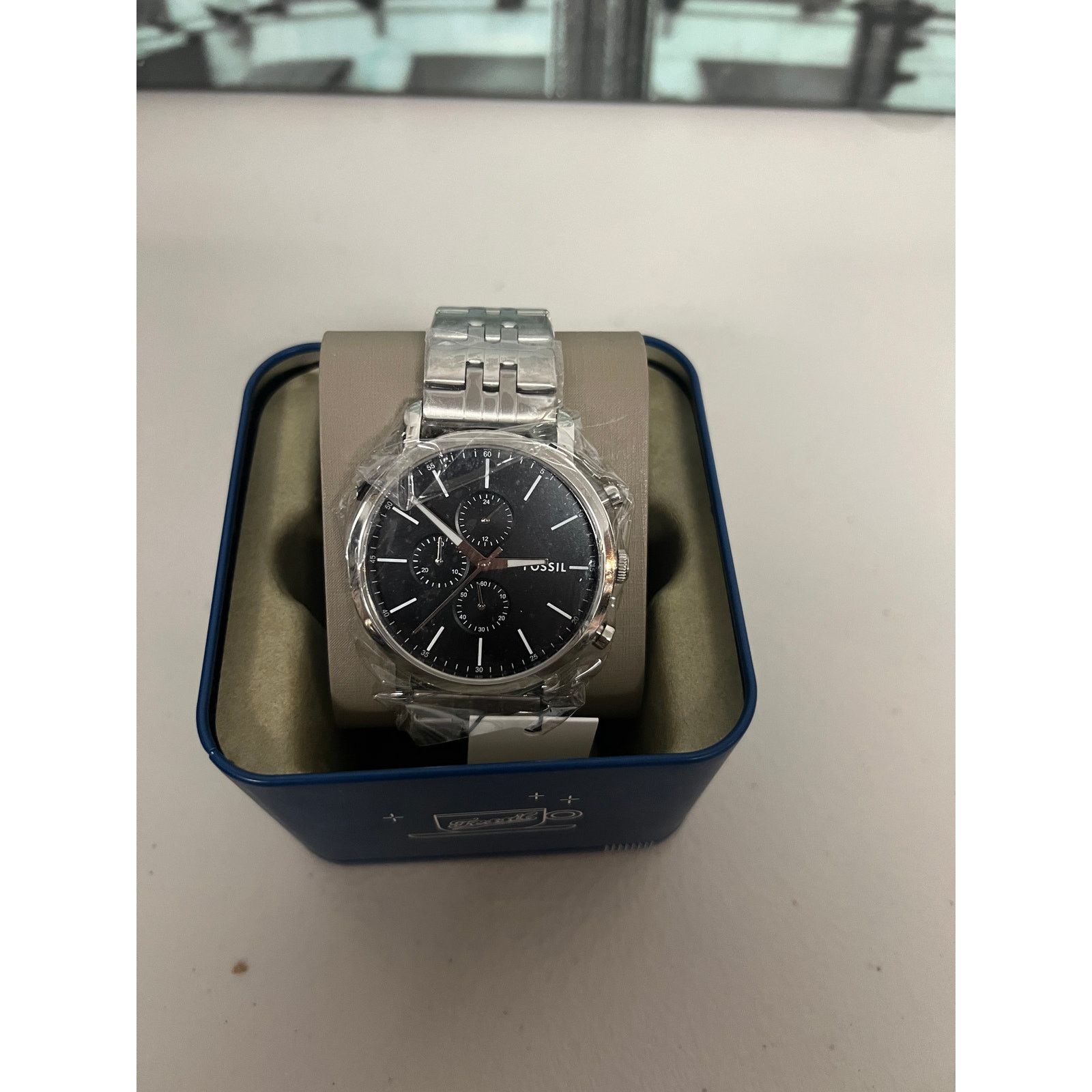 Fossil Fossil BQ2328IE Luther Chronograph Stainless Steel Men's Wat Size ONE SIZE - 1 Thumbnail