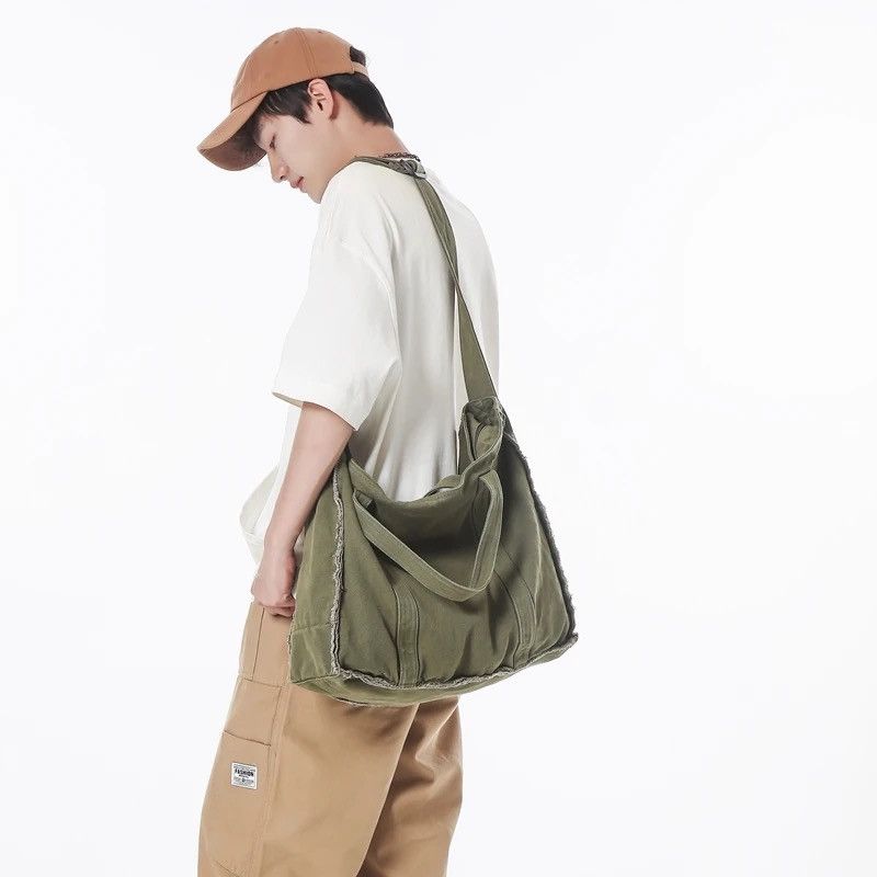 Japanese Brand Canvas Shoulder Bag Size ONE SIZE - 3 Thumbnail